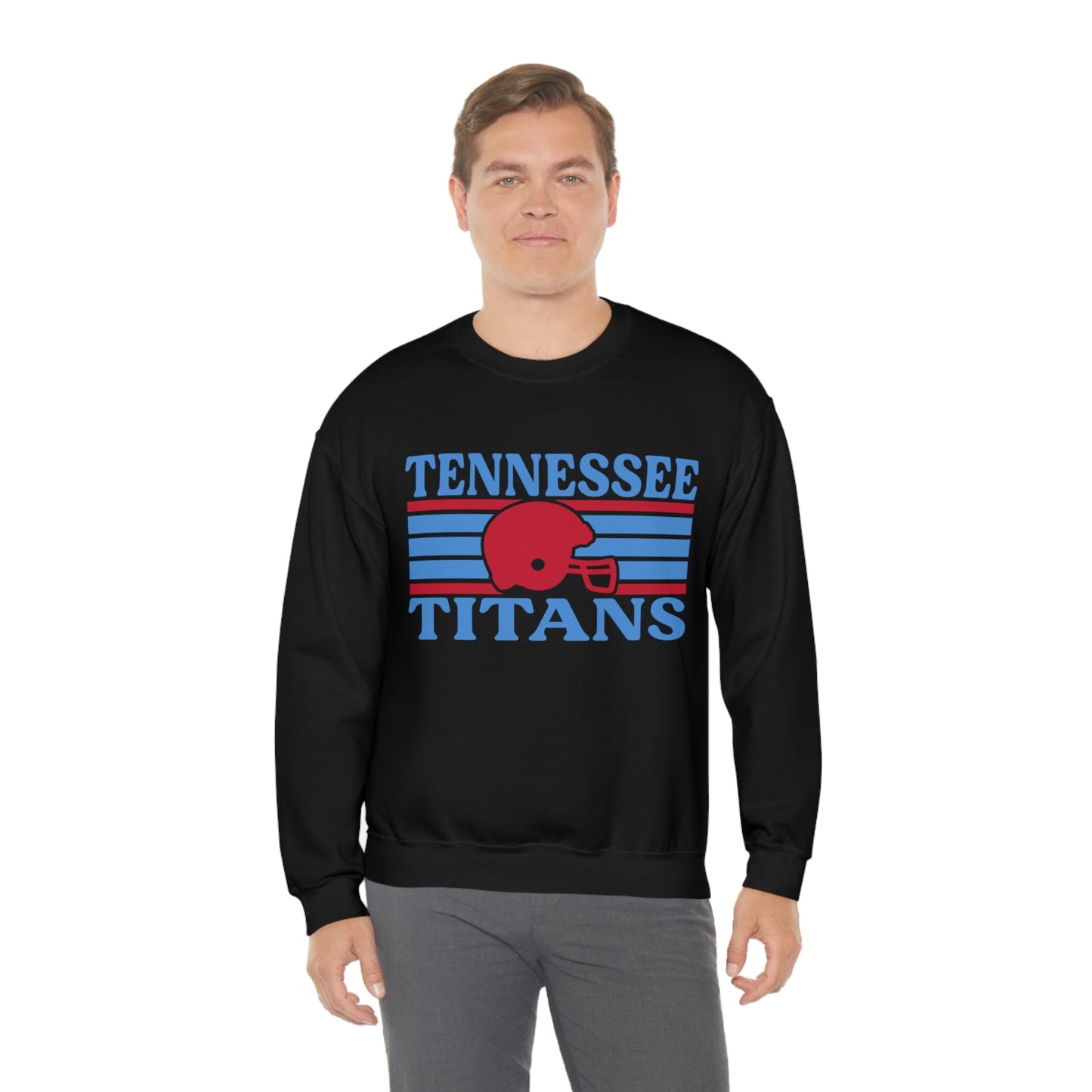 Retro Style Tennessee Football Unisex Heavy Blend Crewneck Sweatshirt