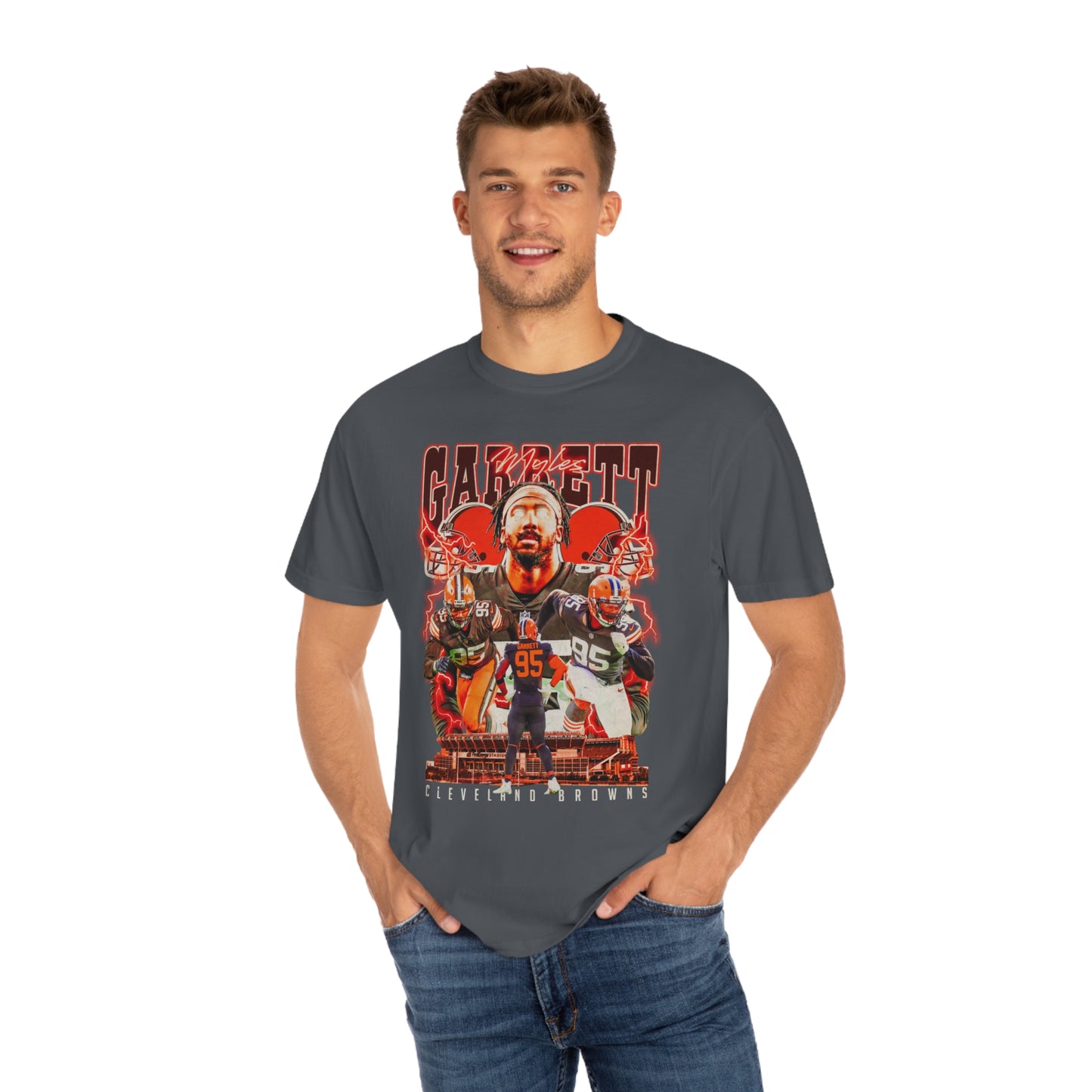 Garrett Browns Football Unisex Garment-Dyed T-shirt