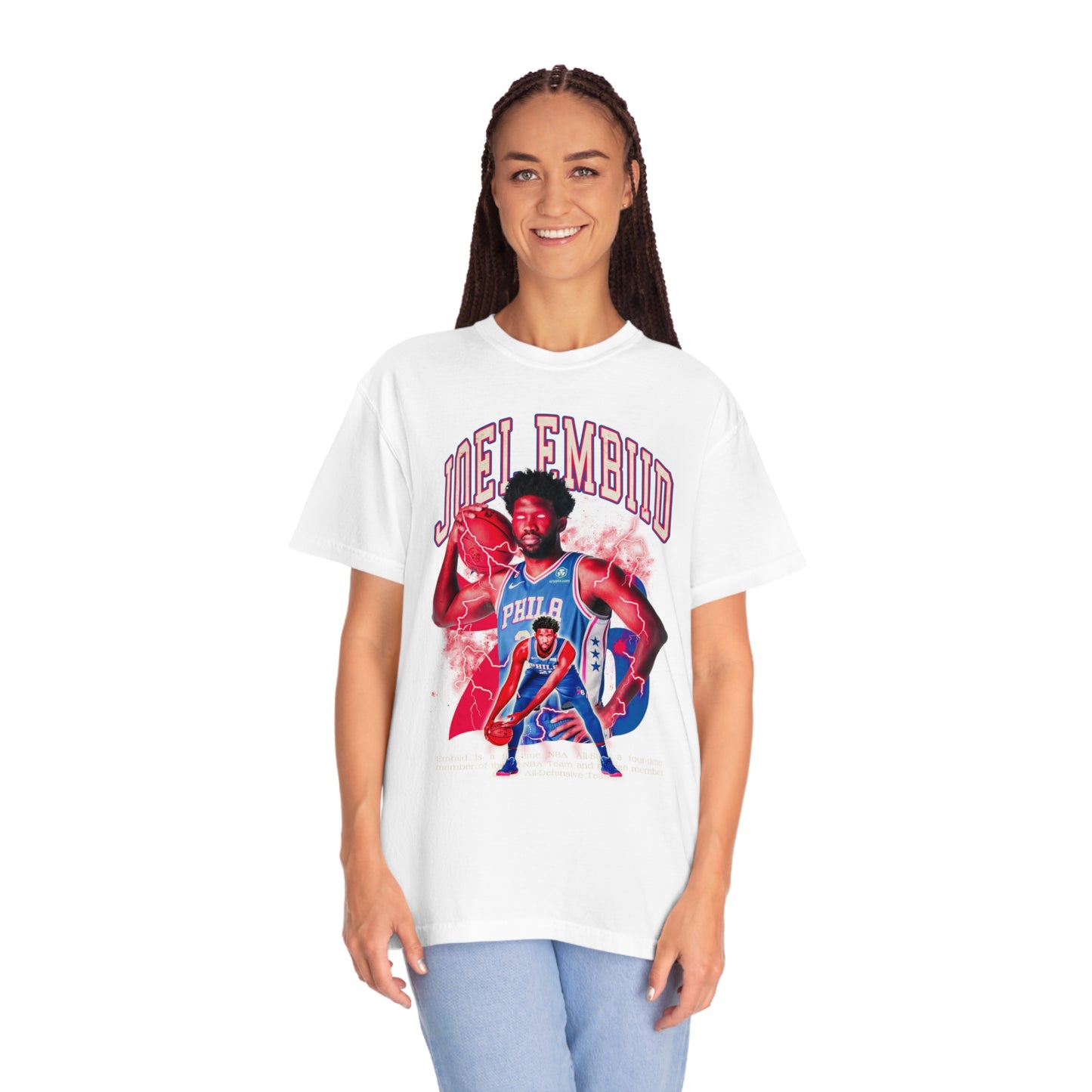 Joel Embiid Basketball Unisex Garment-Dyed T-shirt
