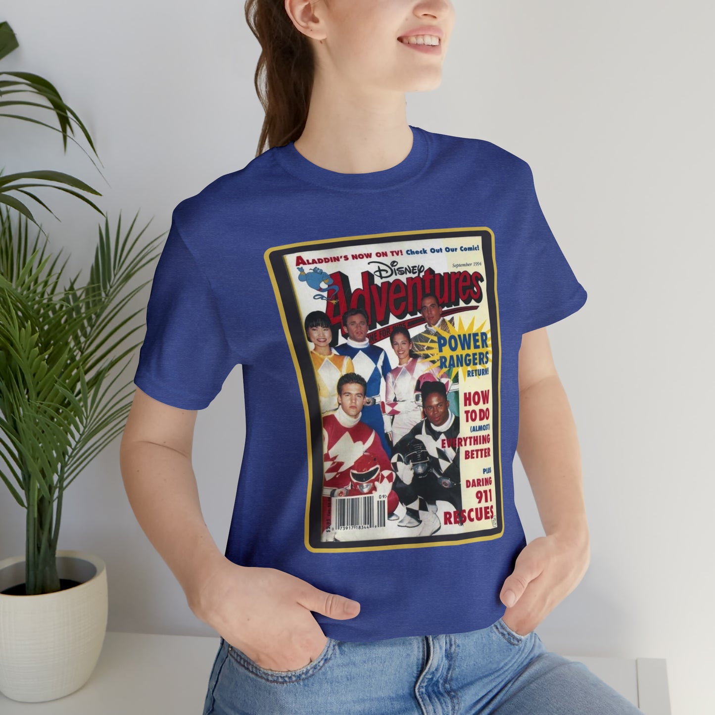90s Throwback Power Rangers Unisex Jersey Short Sleeve Tee