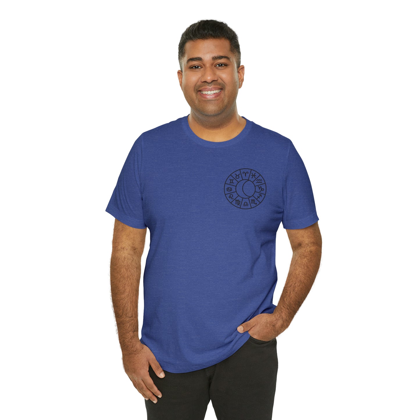 Zodiac Pisces - Astrology Unisex Jersey Short Sleeve Tee Front/Back Print