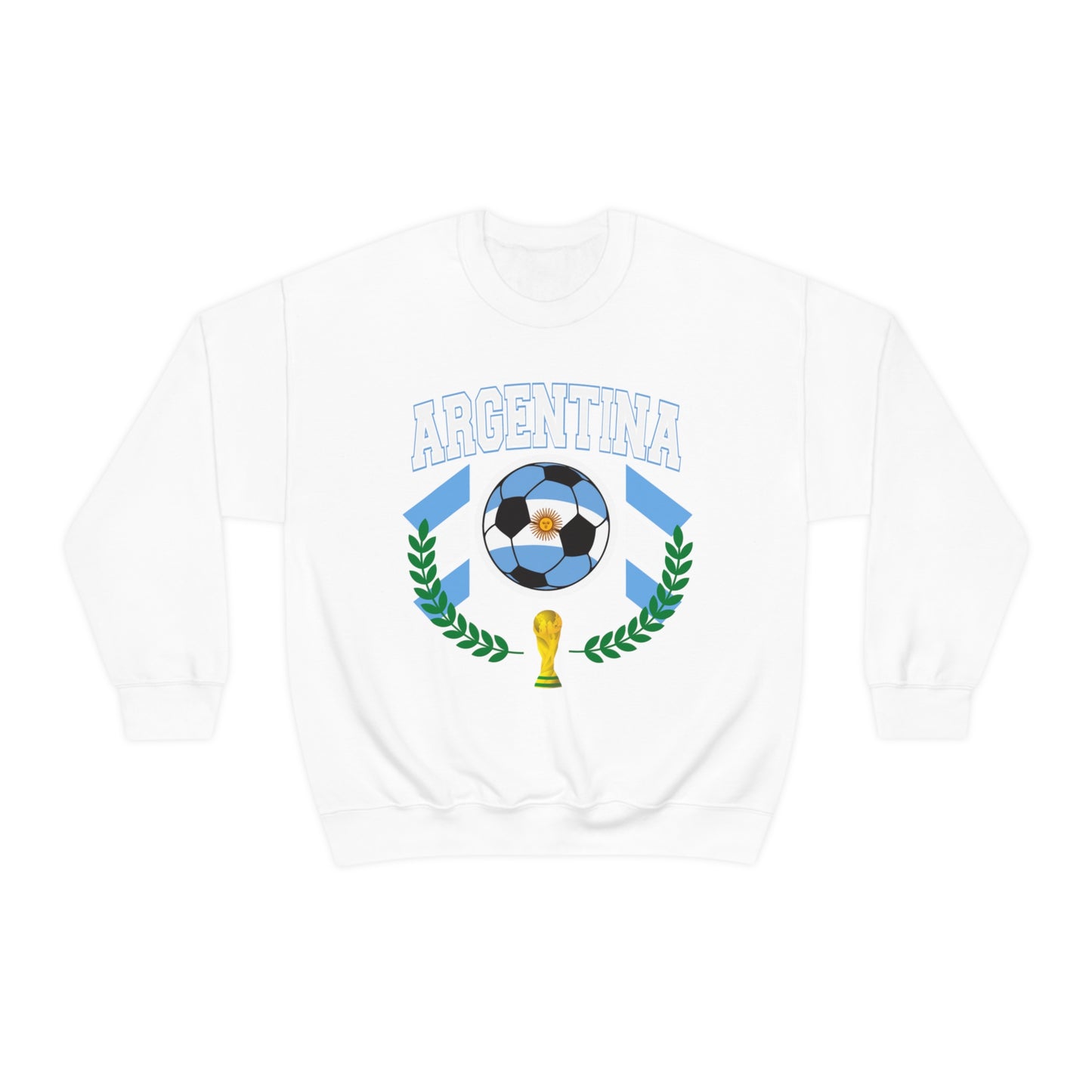 Argentina World Cup Soccer Unisex Heavy Blend Crewneck Sweatshirt