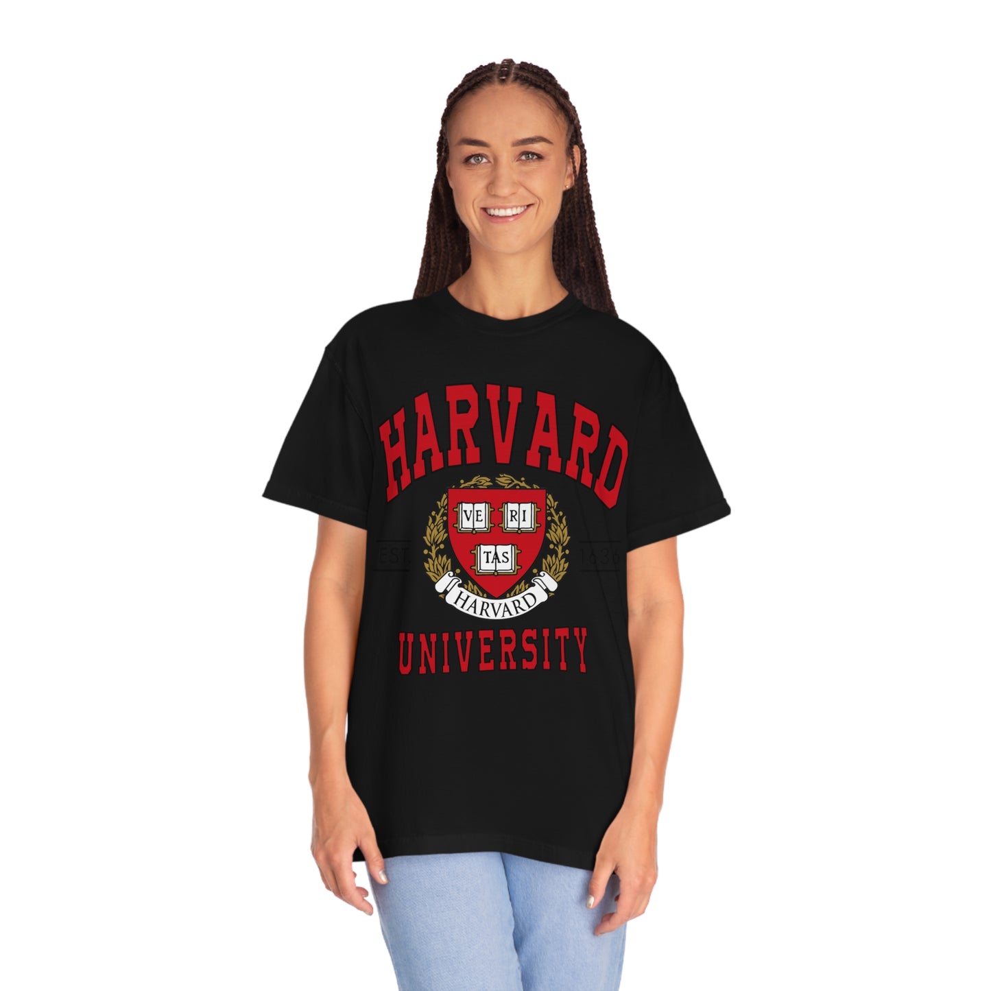 Harvard Unisex Garment-Dyed T-shirt