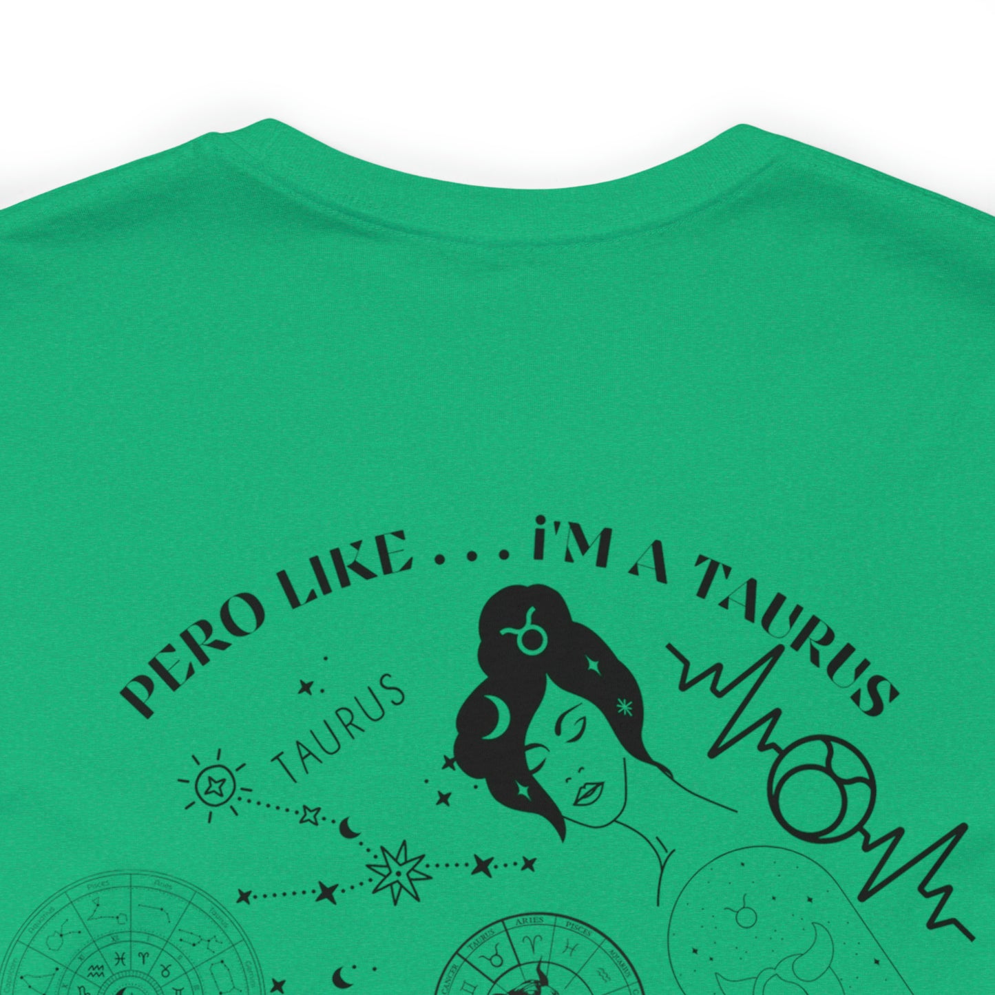 Zodiac Taurus - Astrology Unisex Jersey Short Sleeve Tee Front/Back Print
