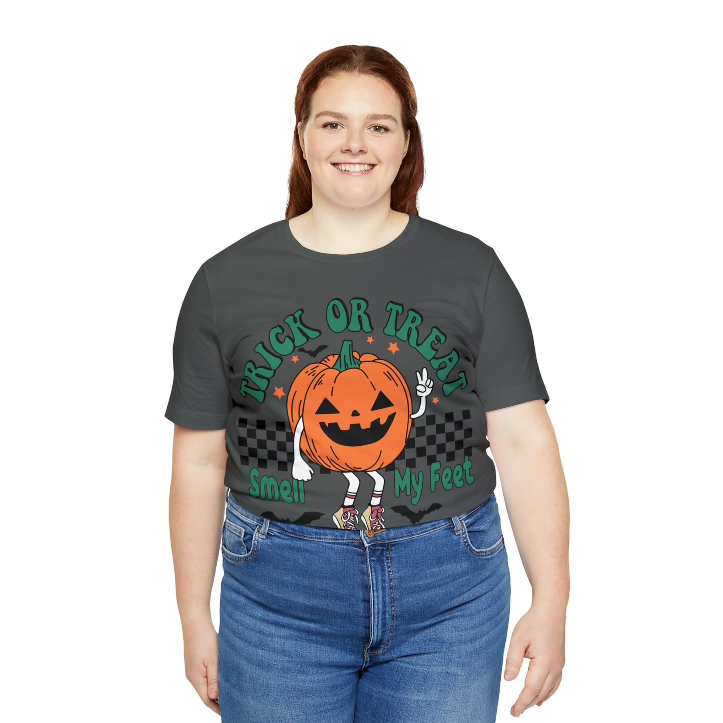 Trick or Treat Smell My Feet | Unisex Jersey Short Sleeve Tee