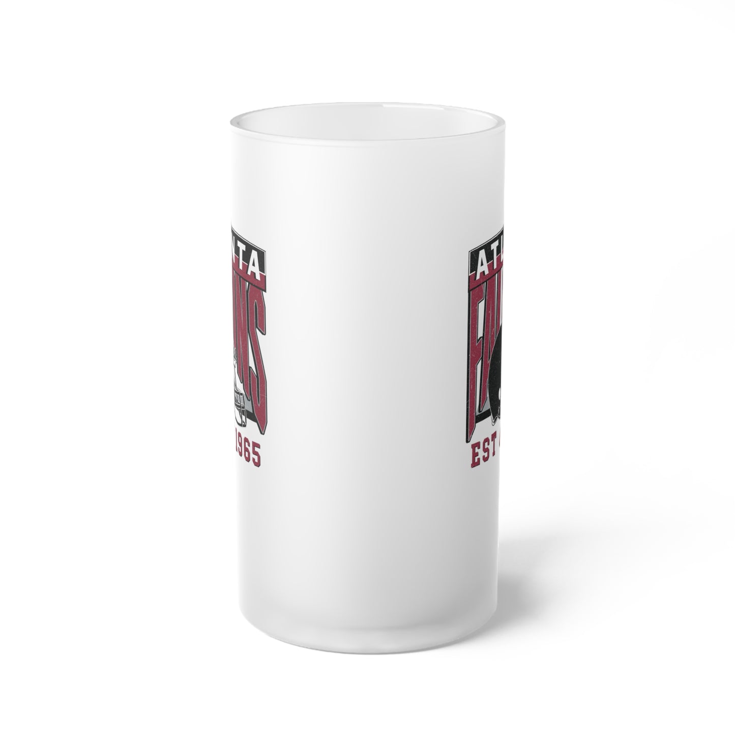 Atlanta Football Frosted Glass Beer Mug