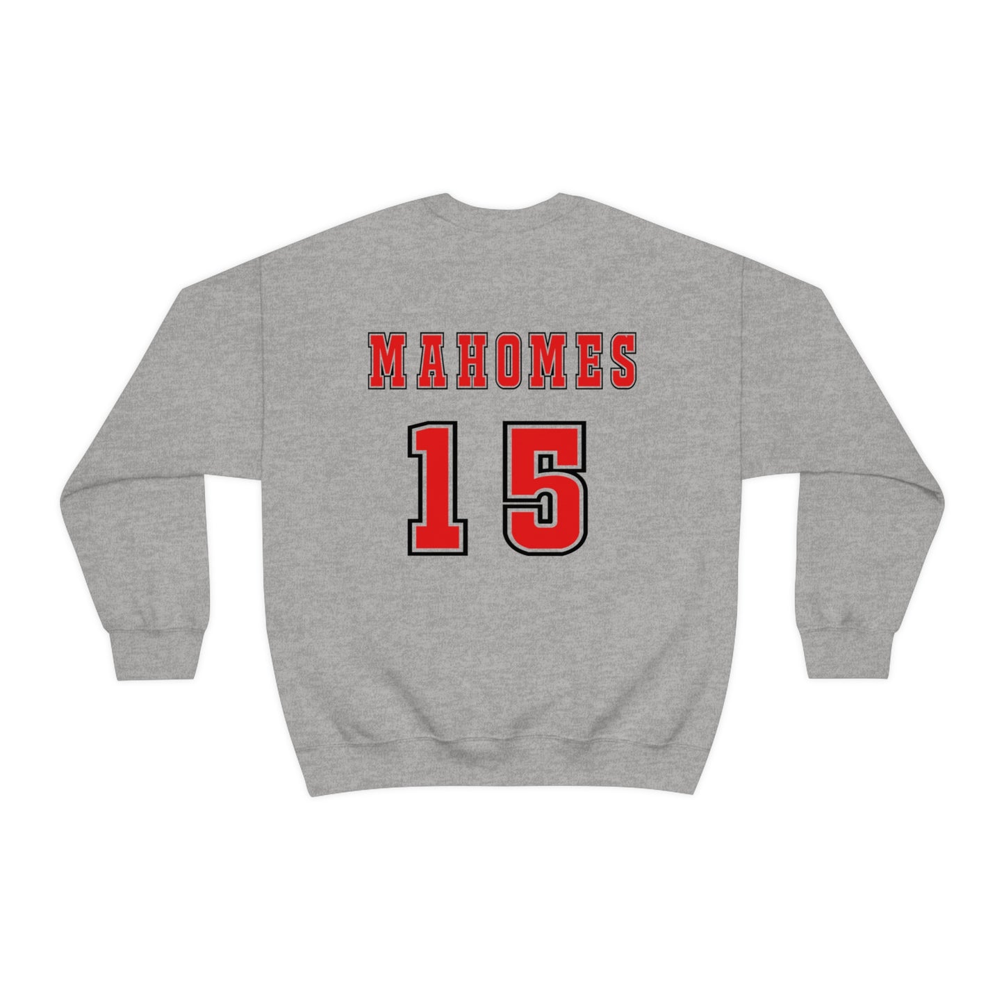 Kansas Mahomes Football Unisex Heavy Blend Crewneck Sweatshirt Front/Back Print