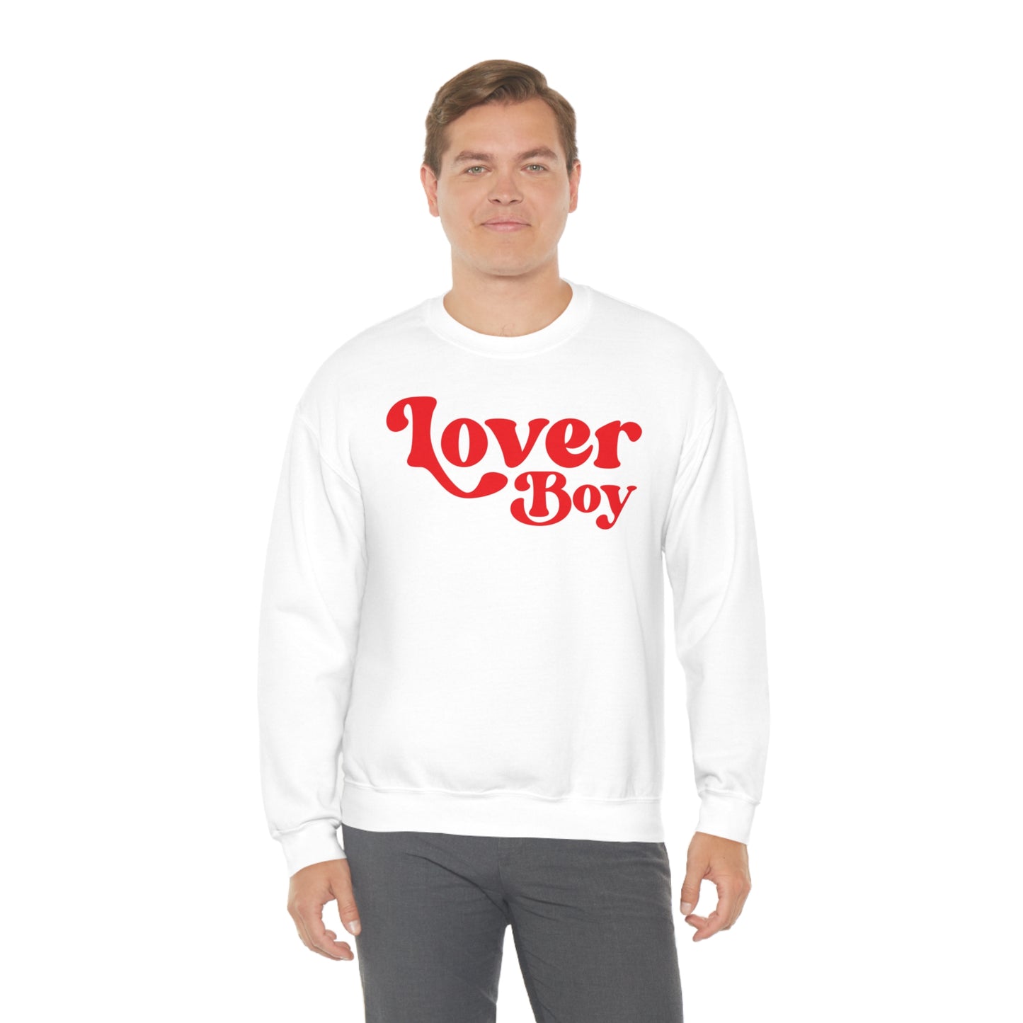 Lover Boy Valentines Day Unisex Heavy Blend Crewneck Sweatshirt