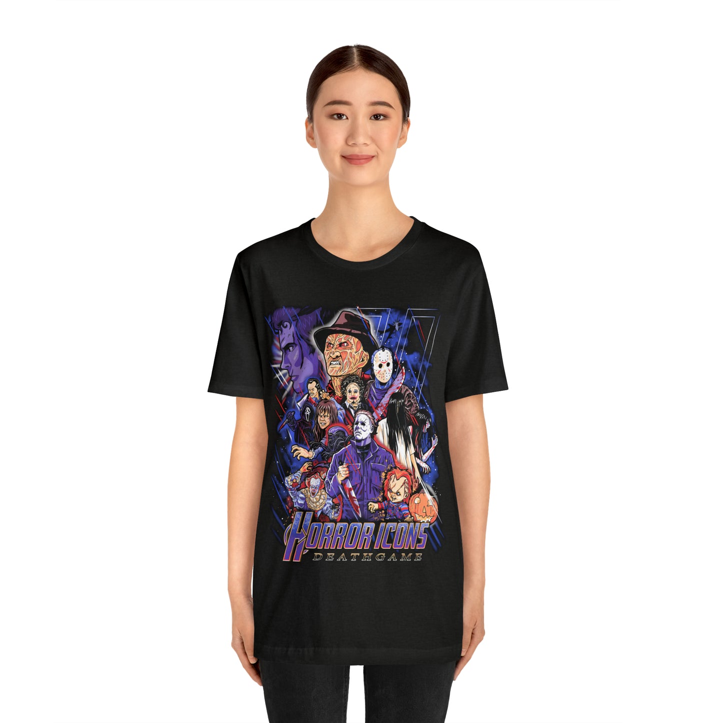 Horror Icons DeathGame | Unisex Jersey Short Sleeve Tee