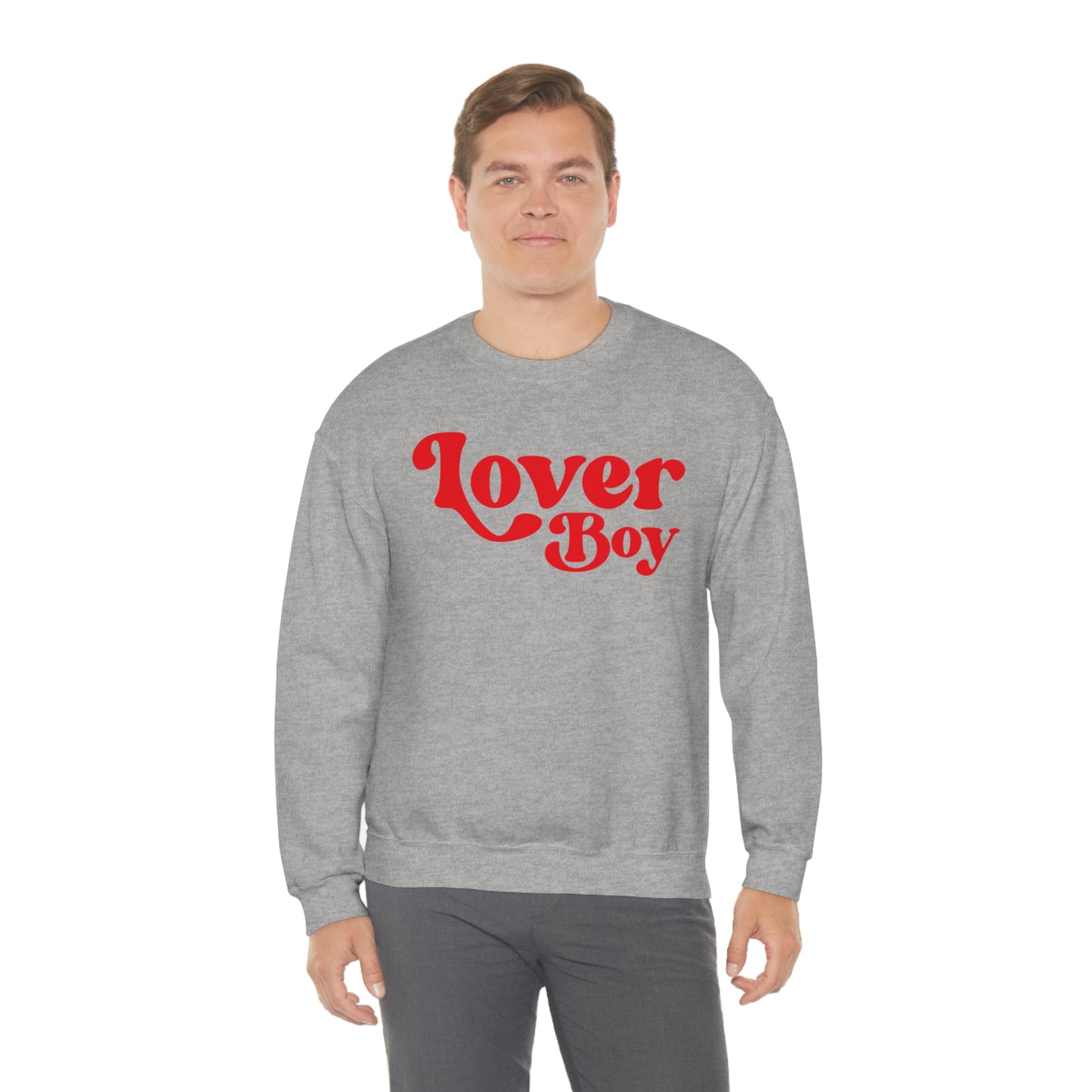 Lover Boy Valentines Day Unisex Heavy Blend Crewneck Sweatshirt