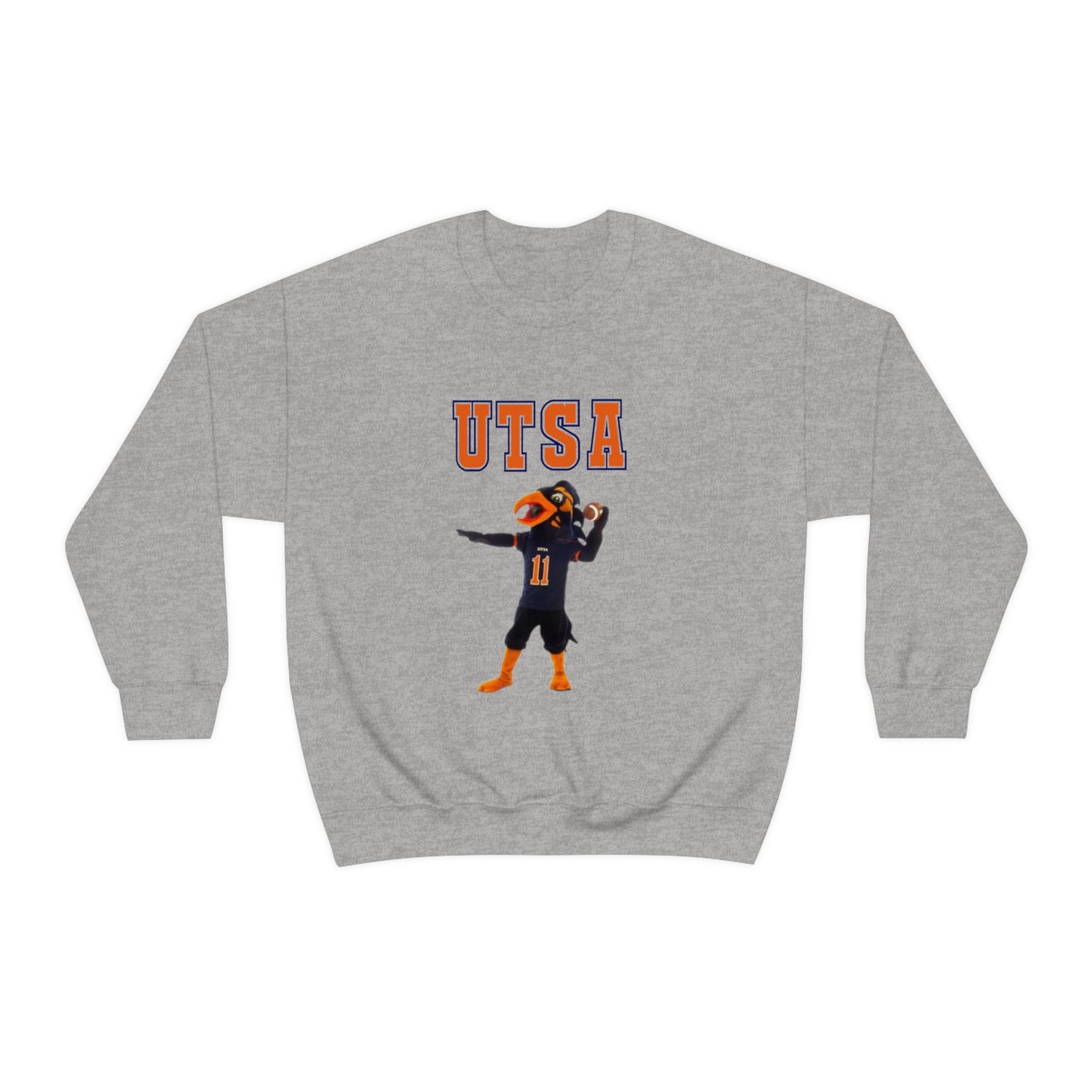 UTSA Mascot Roadrunner San Antonio Texas Unisex Heavy Blend Crewneck Sweatshirt