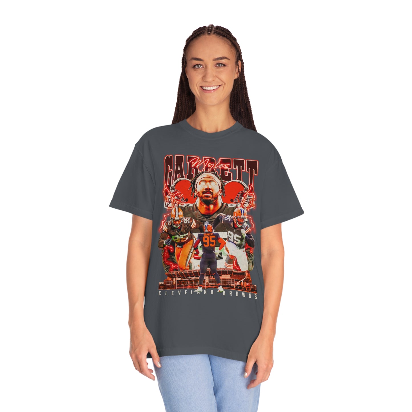 Garrett Browns Football Unisex Garment-Dyed T-shirt