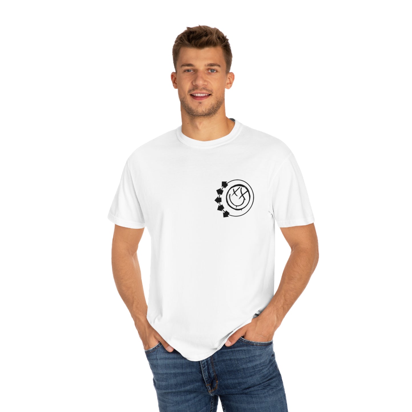 The Girl @ the rock show Unisex Garment-Dyed T-shirt
