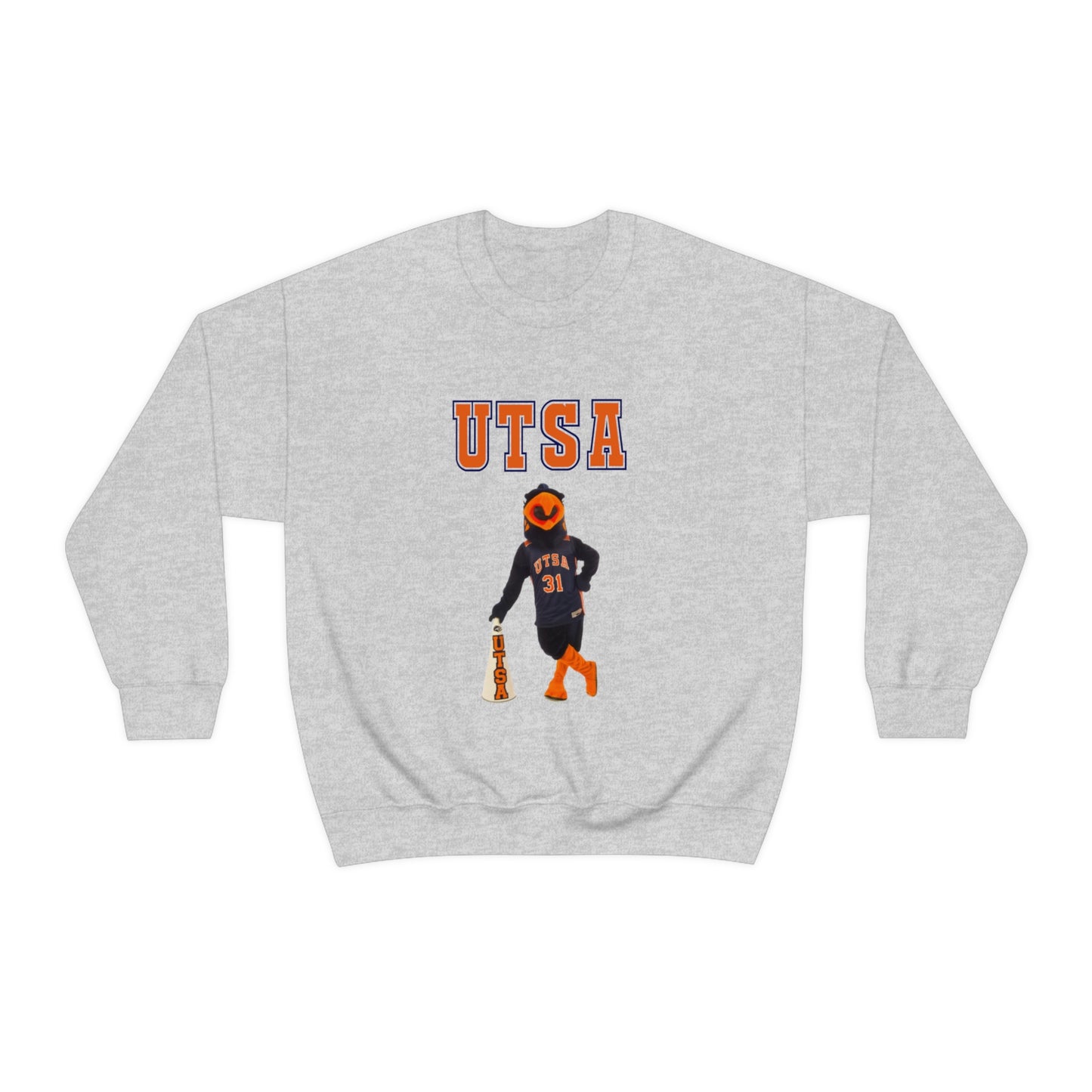 UTSA Mascot Roadrunner San Antonio Texas Unisex Heavy Blend Crewneck Sweatshirt