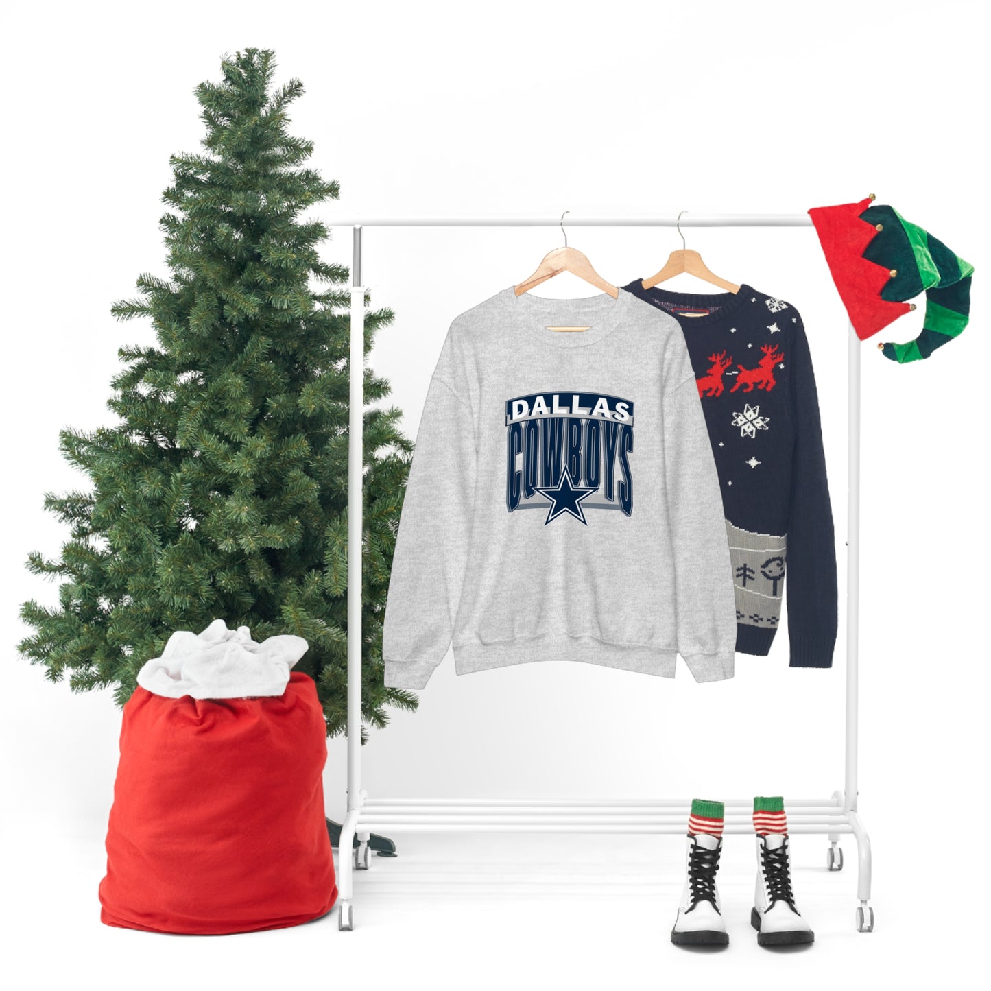 Dallas Cowboys Football Unisex Heavy Blend Crewneck Sweatshirt