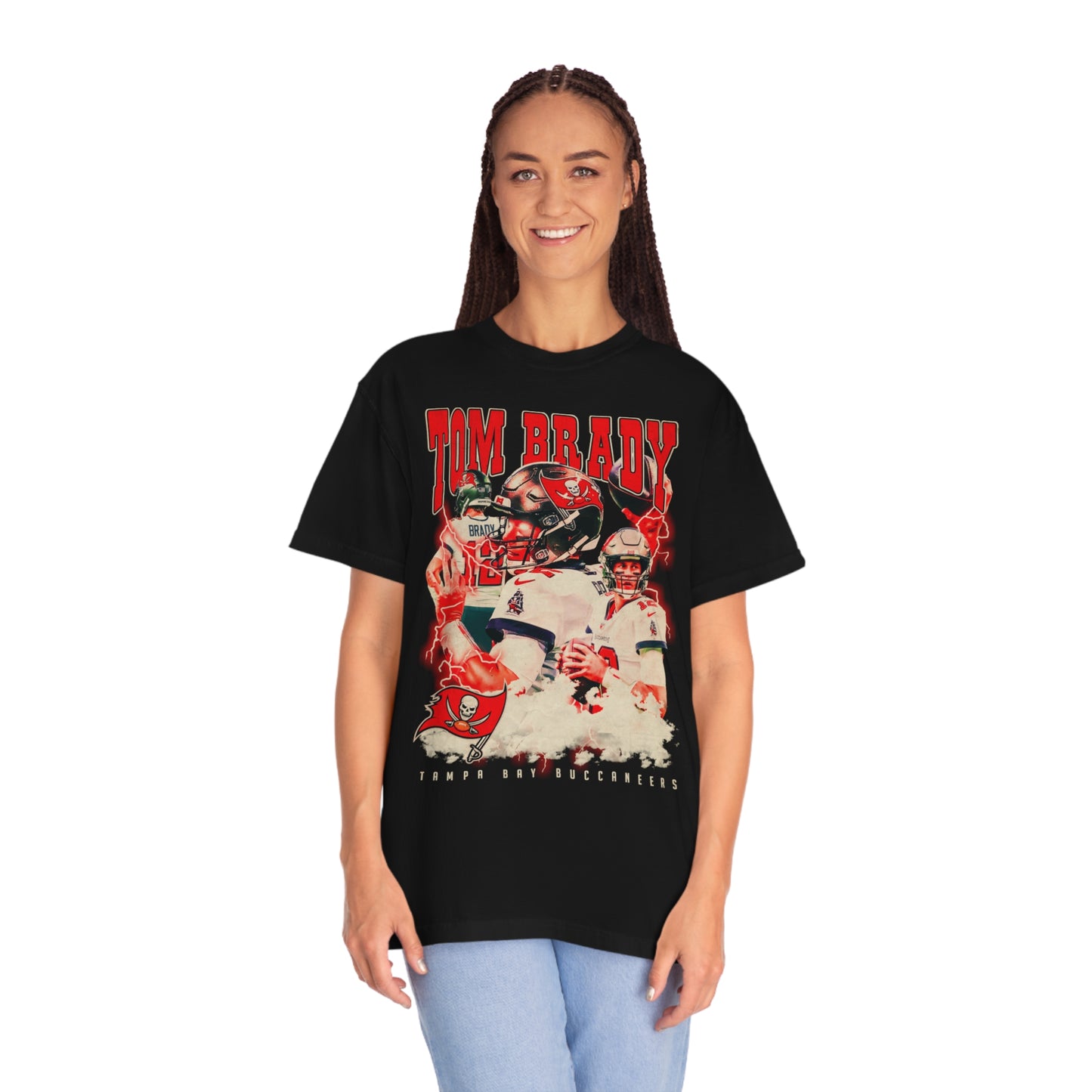 Brady Buccaneers Football Unisex Garment-Dyed T-shirt