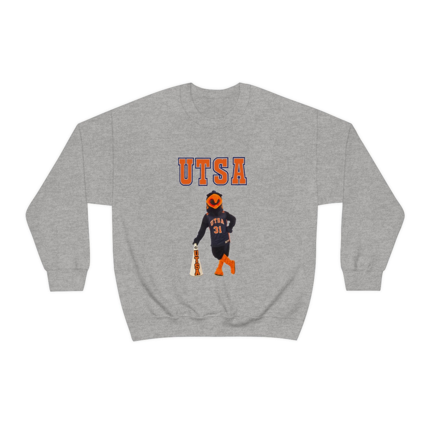 UTSA Mascot Roadrunner San Antonio Texas Unisex Heavy Blend Crewneck Sweatshirt