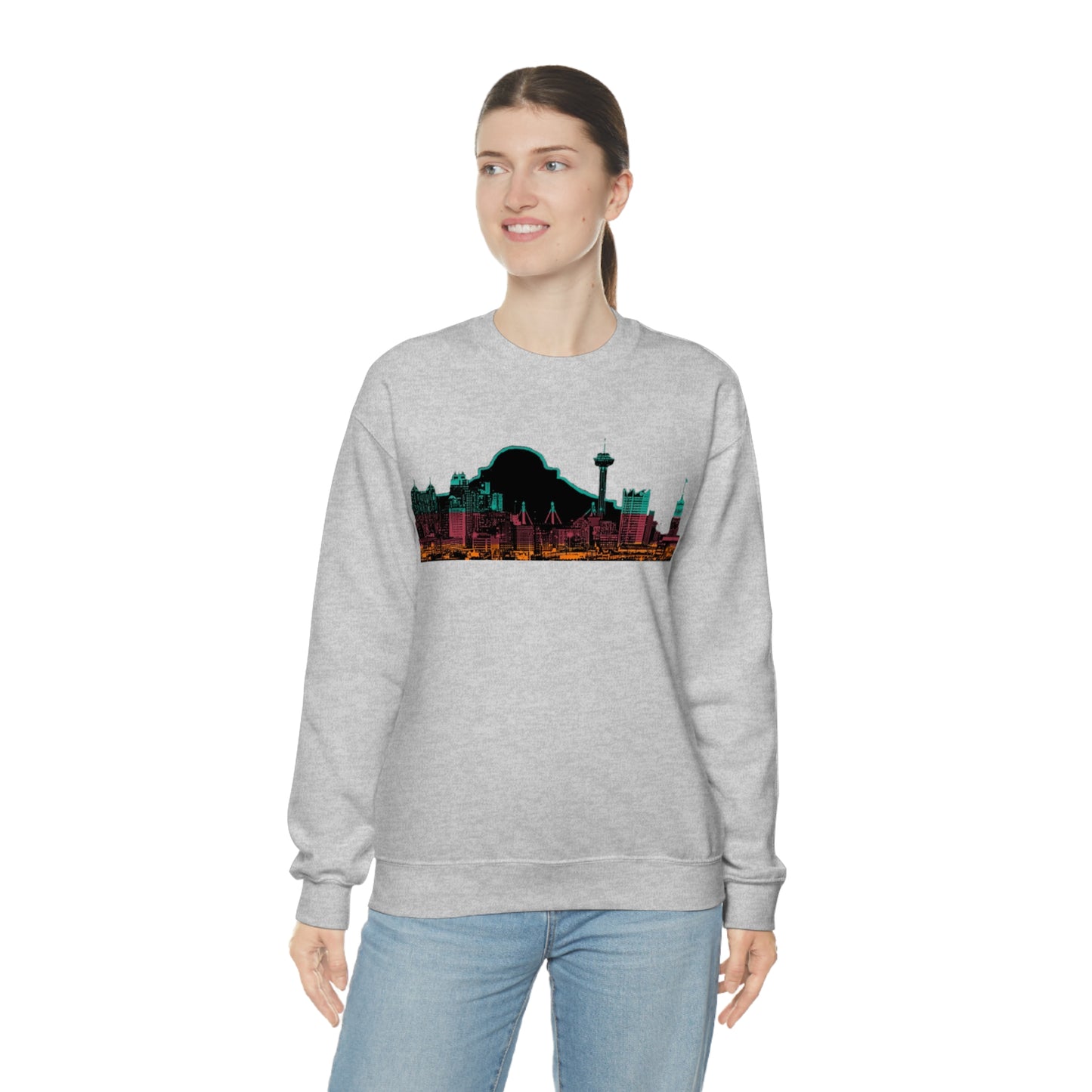 San Antonio Spurs Basketball Unisex Heavy Blend Crewneck Sweatshirt