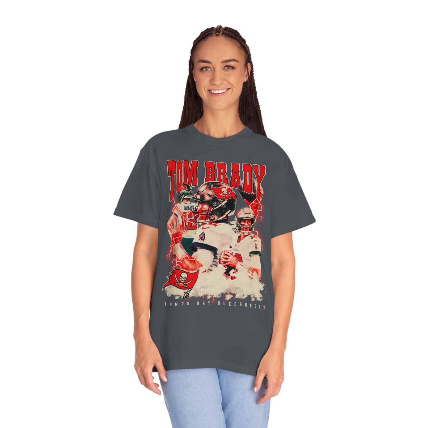 Brady Buccaneers Football Unisex Garment-Dyed T-shirt