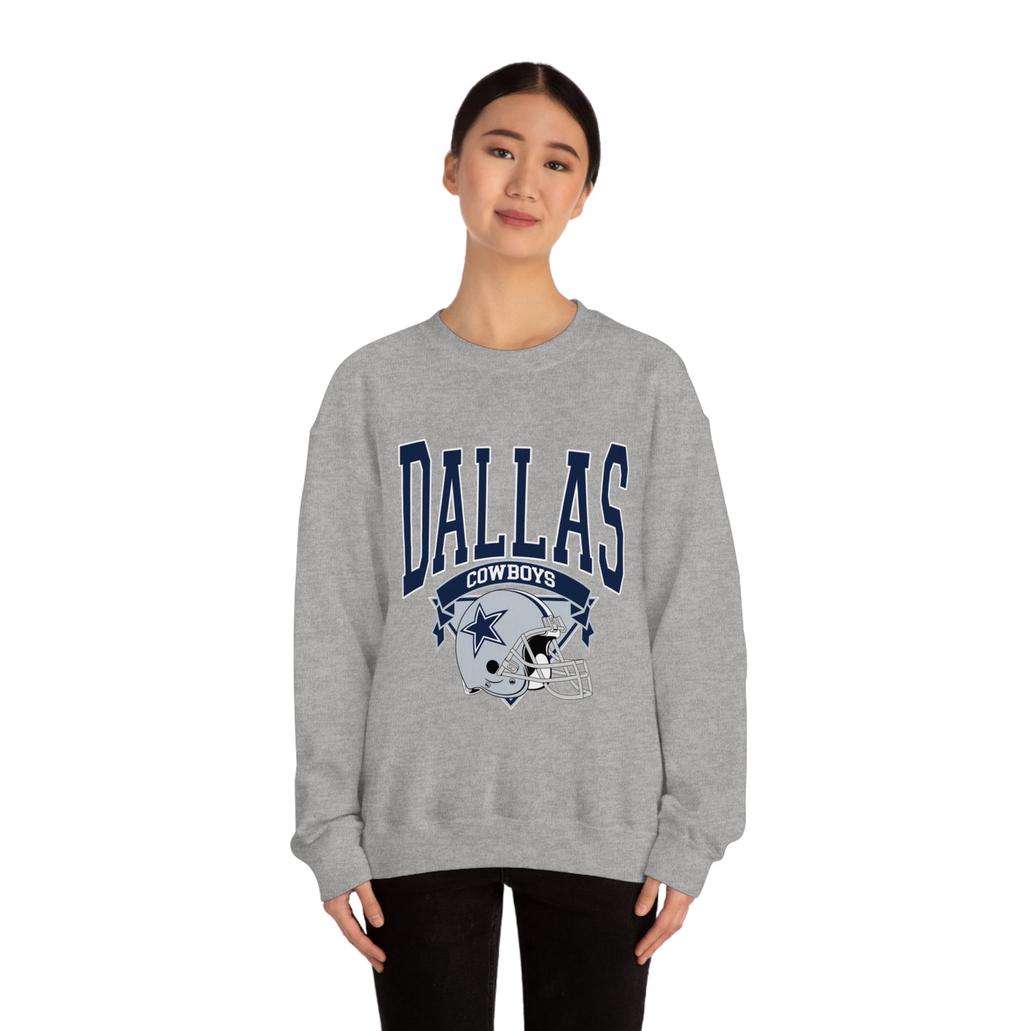 Dallas Cowboys Football Unisex Heavy Blend Crewneck Sweatshirt