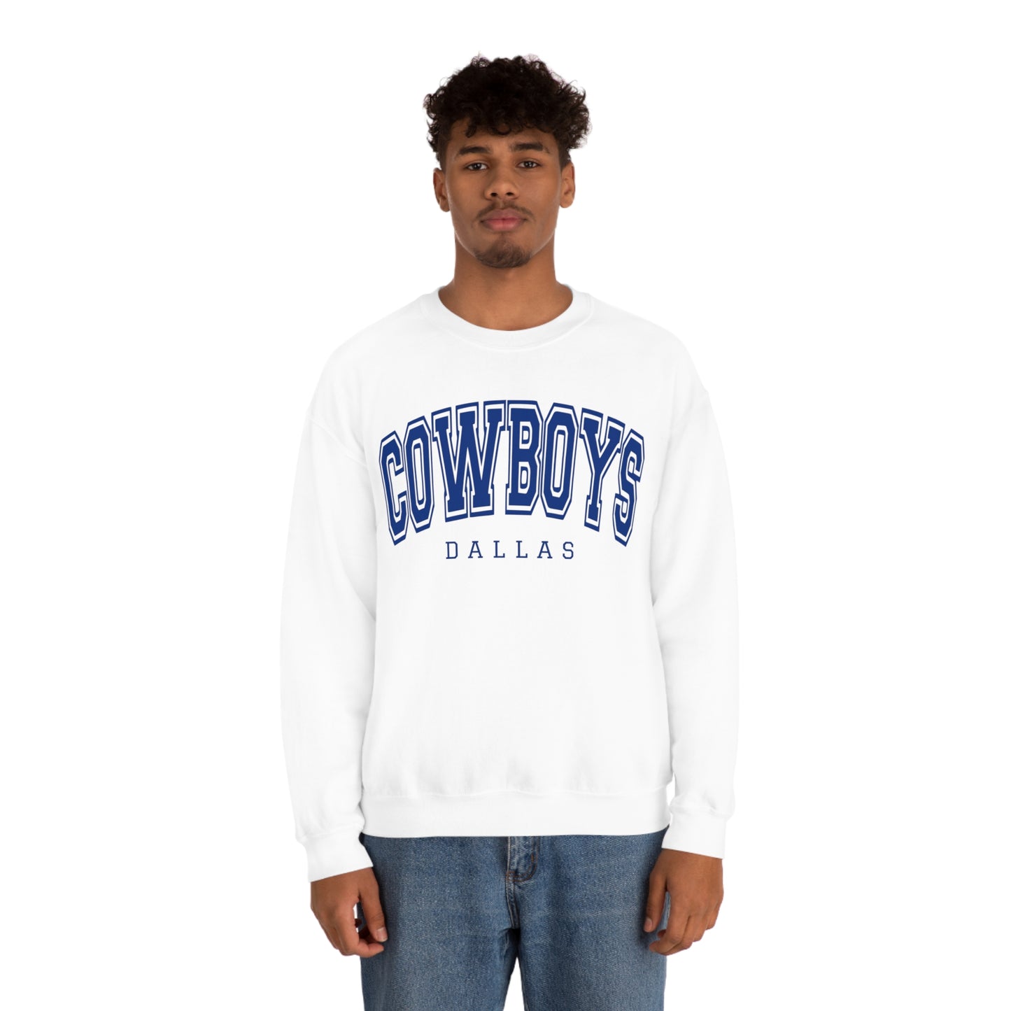 Dallas Cowboys Football Unisex Heavy Blend Crewneck Sweatshirt