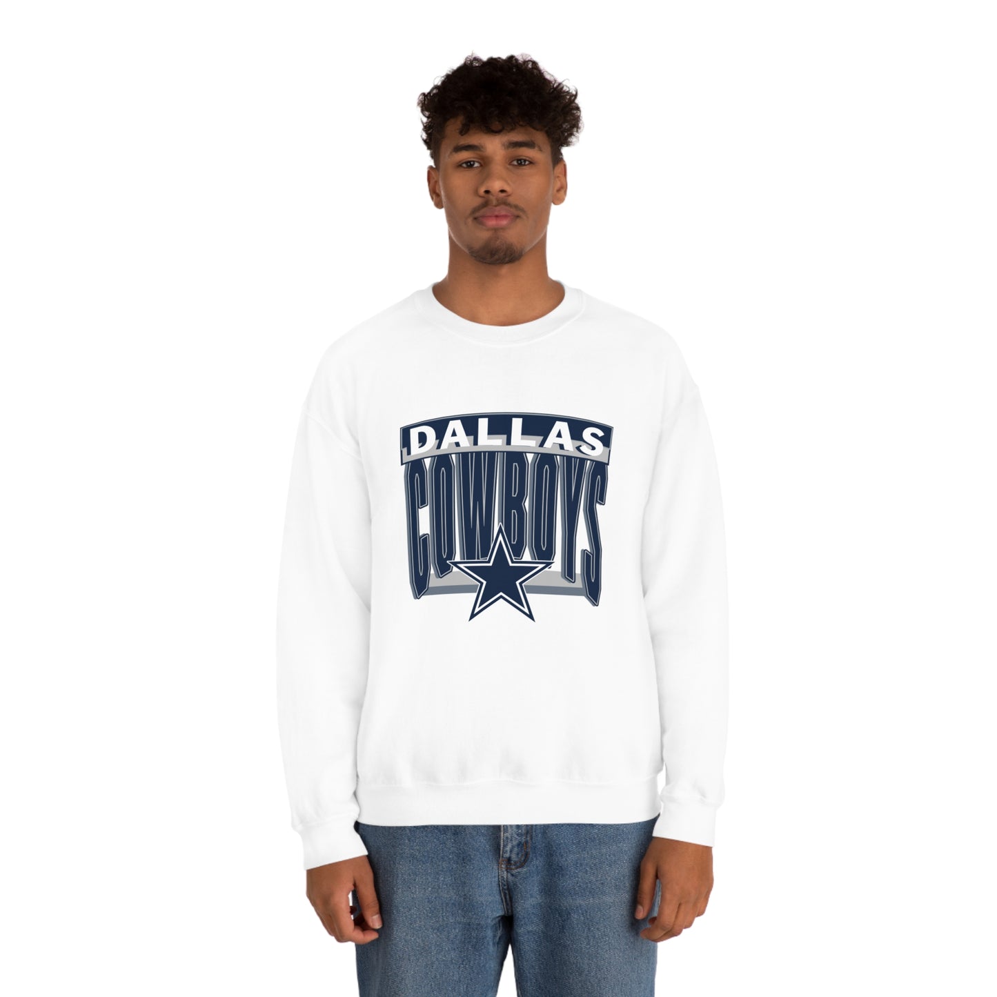 Dallas Cowboys Football Unisex Heavy Blend Crewneck Sweatshirt