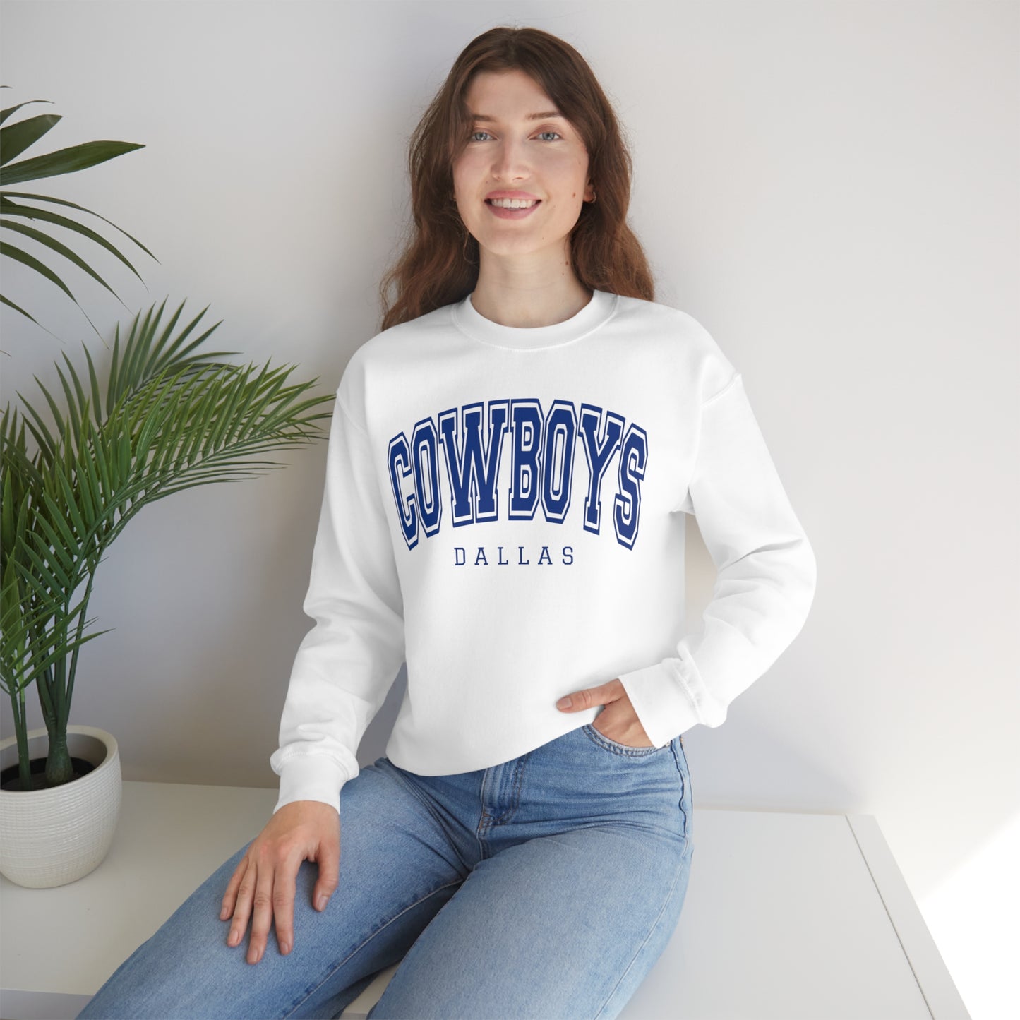 Dallas Cowboys Football Unisex Heavy Blend Crewneck Sweatshirt
