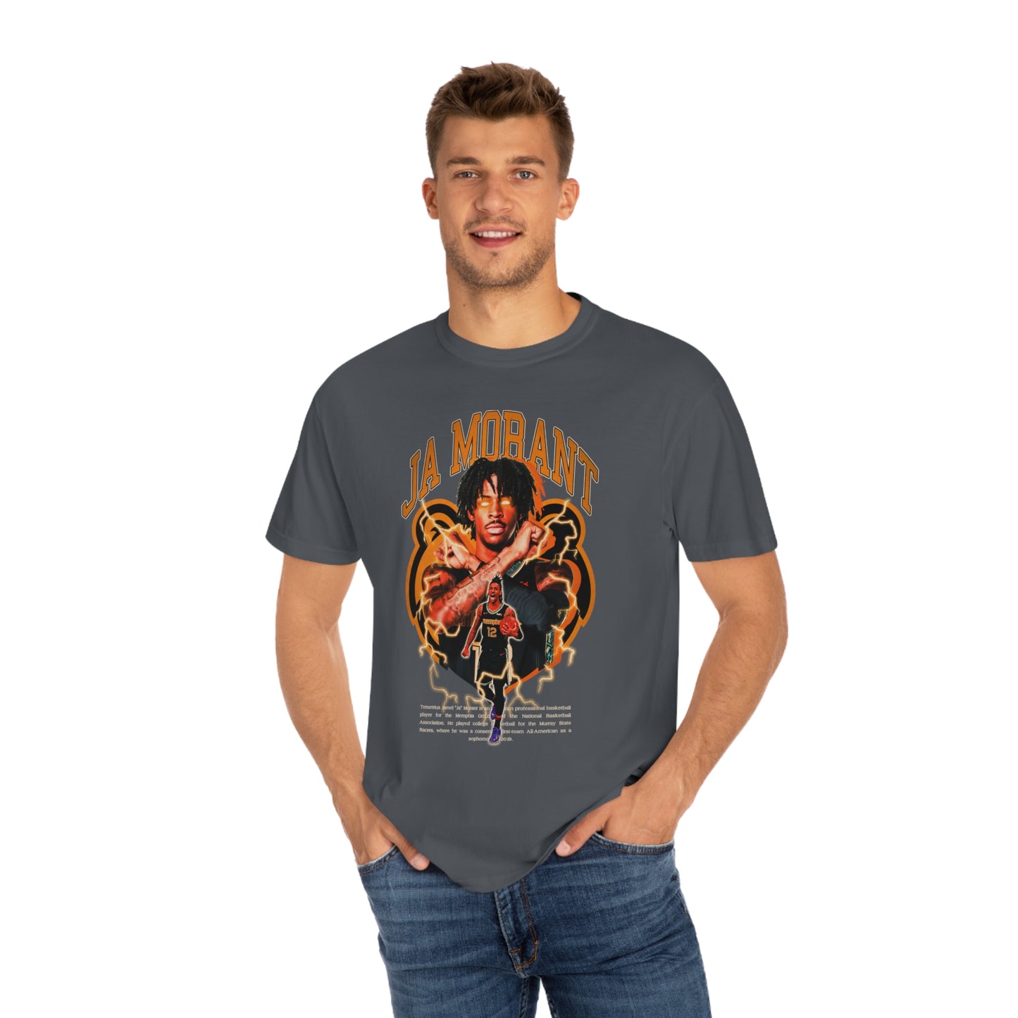 Ja Morant Memphis Basketball Unisex Garment-Dyed T-shirt