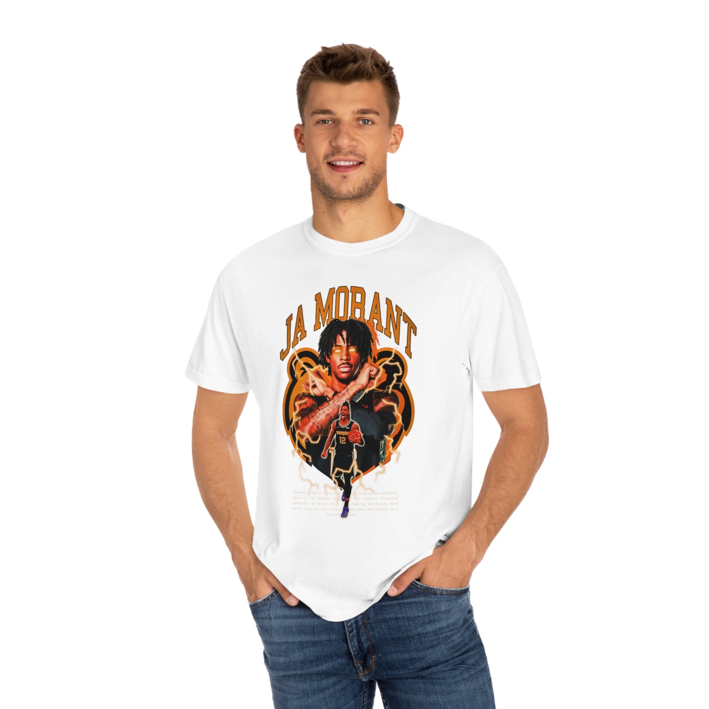 Ja Morant Memphis Basketball Unisex Garment-Dyed T-shirt