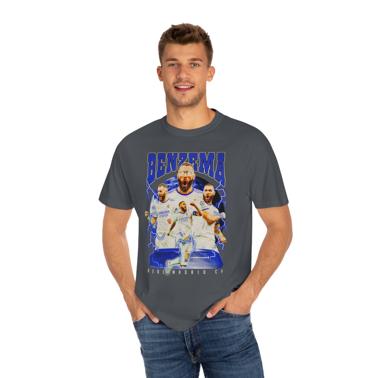 Benzema Soccer Unisex Garment-Dyed T-shirt