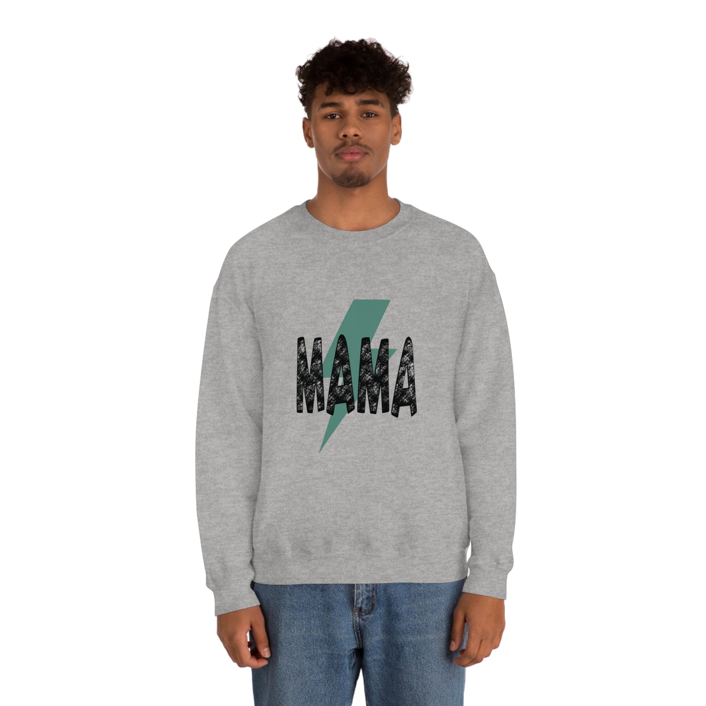 Mama Mommy & Me Matching Set Unisex DryBlend® Crewneck Sweatshirt
