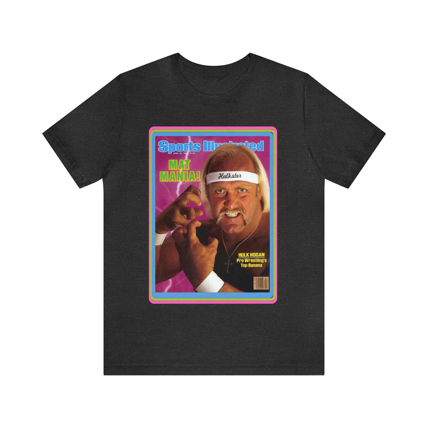 90s Throwback Hulk Hogan Sports Illustrated Magazine Unisex Jersey Short Sleeve Tee