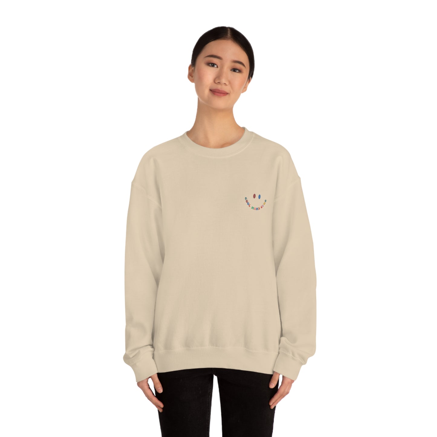 Cool Moms Club Unisex DryBlend® Crewneck Sweatshirt Front/Back Print