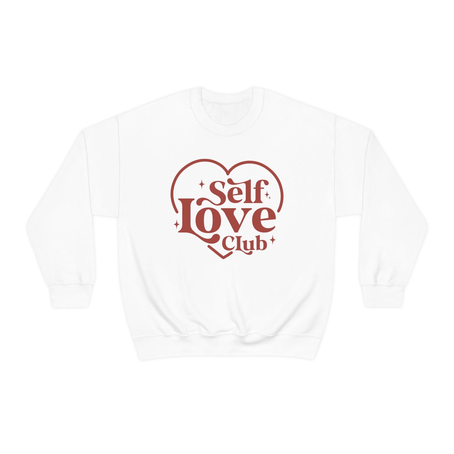 Self Love Club Valentines Day Unisex Heavy Blend Crewneck Sweatshirt