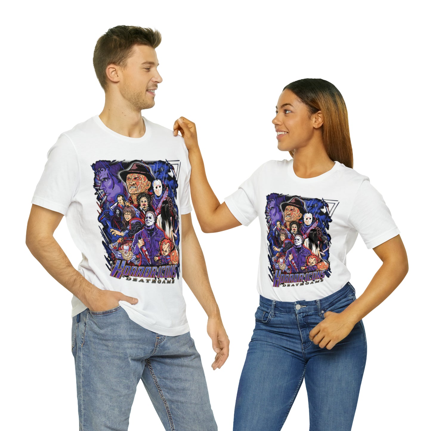 Horror Icons DeathGame | Unisex Jersey Short Sleeve Tee