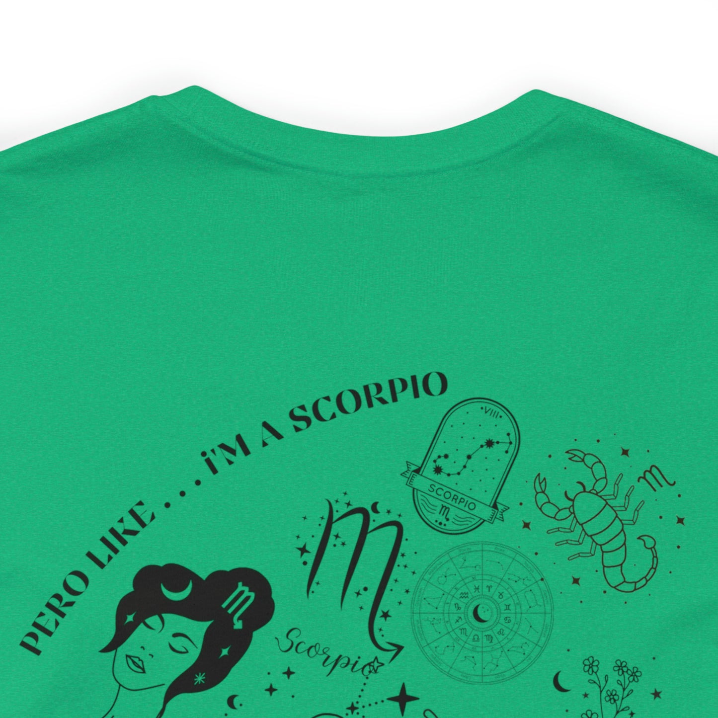 Zodiac Scorpio - Astrology Unisex Jersey Short Sleeve Tee Front/Back Print