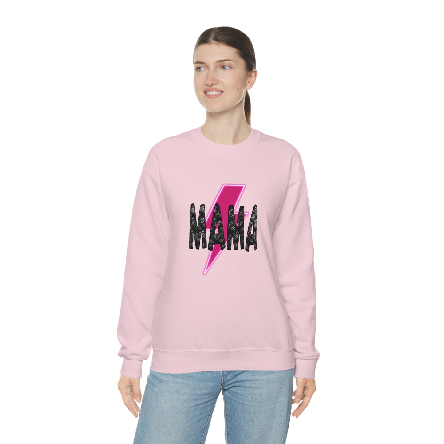 Mama Mommy & Me Matching Set Unisex DryBlend® Crewneck Sweatshirt