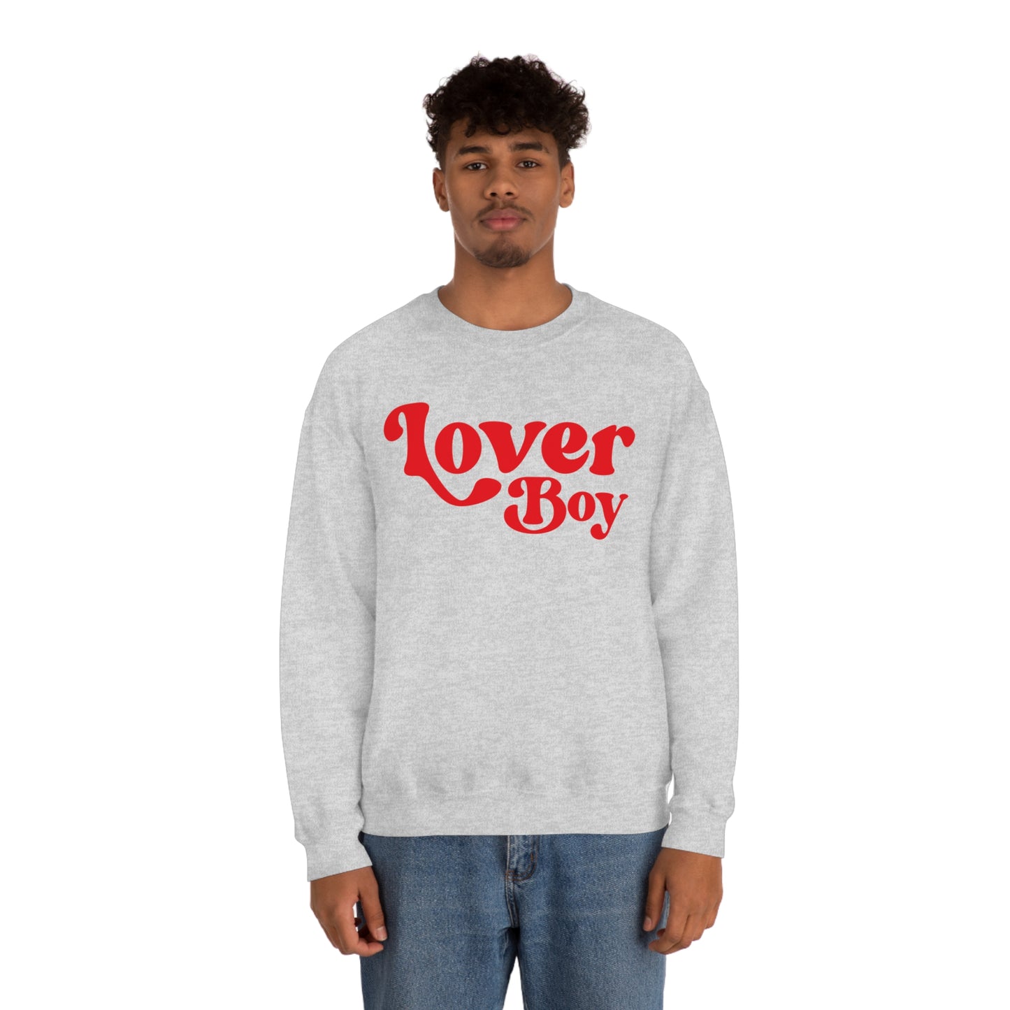 Lover Boy Valentines Day Unisex Heavy Blend Crewneck Sweatshirt