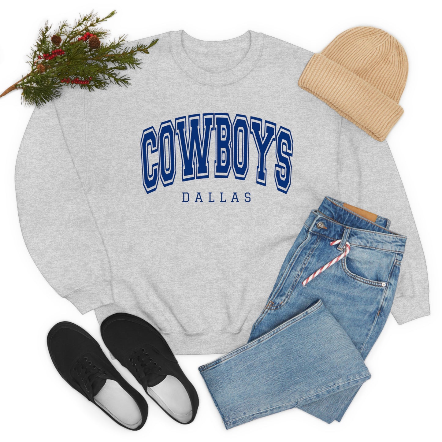 Dallas Cowboys Football Unisex Heavy Blend Crewneck Sweatshirt