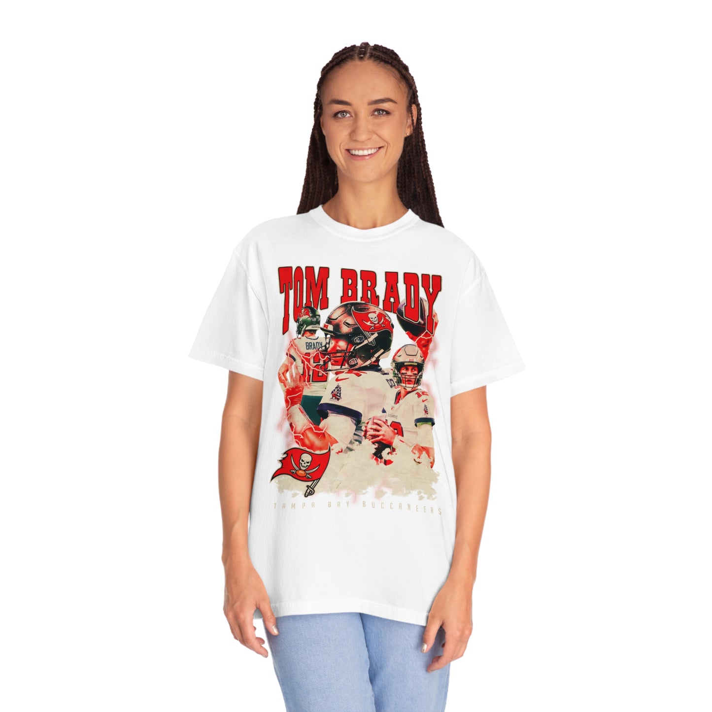 Brady Buccaneers Football Unisex Garment-Dyed T-shirt