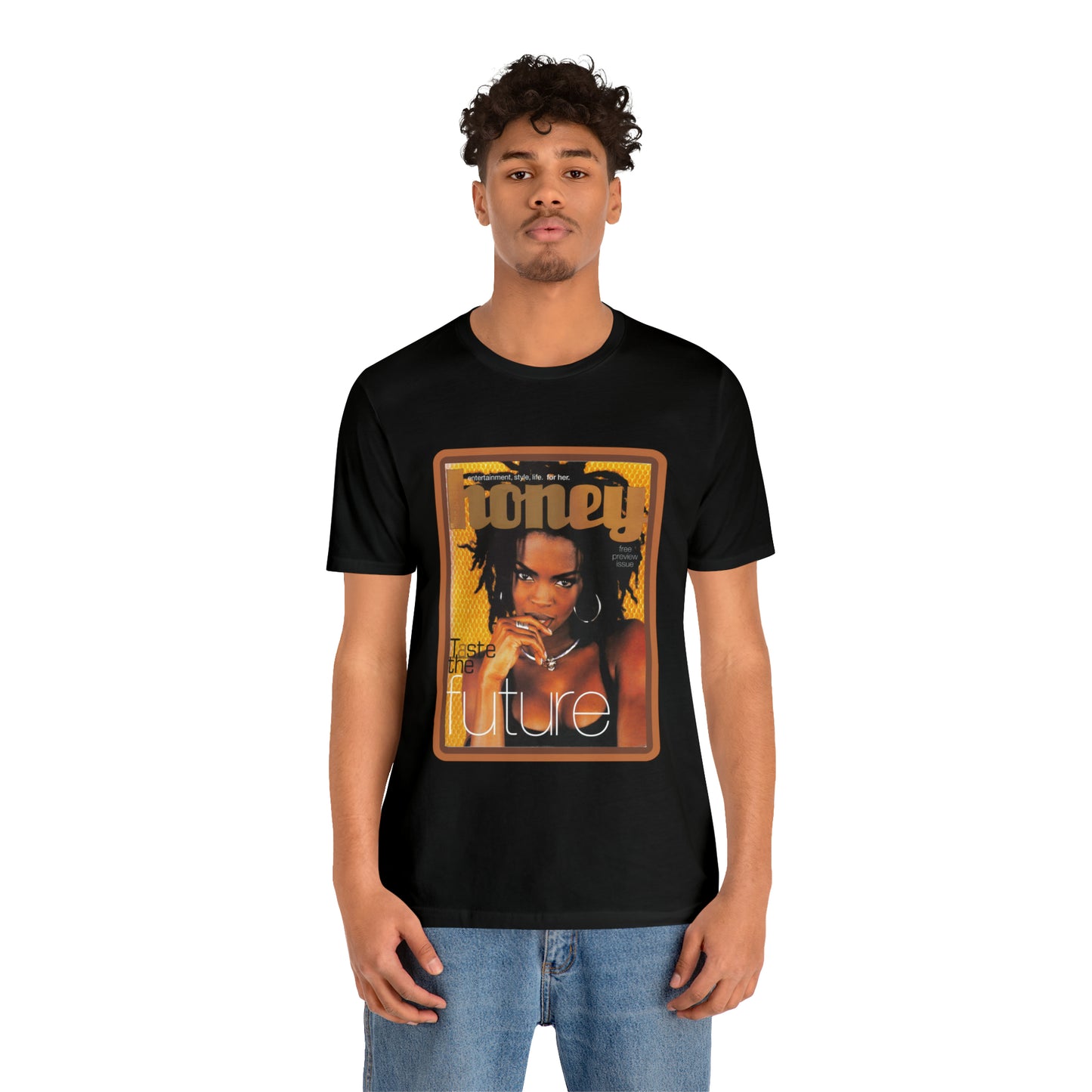 90s Throwback Lauryn Hill Vibe Magazine Unisex Jersey Short Sleeve Tee