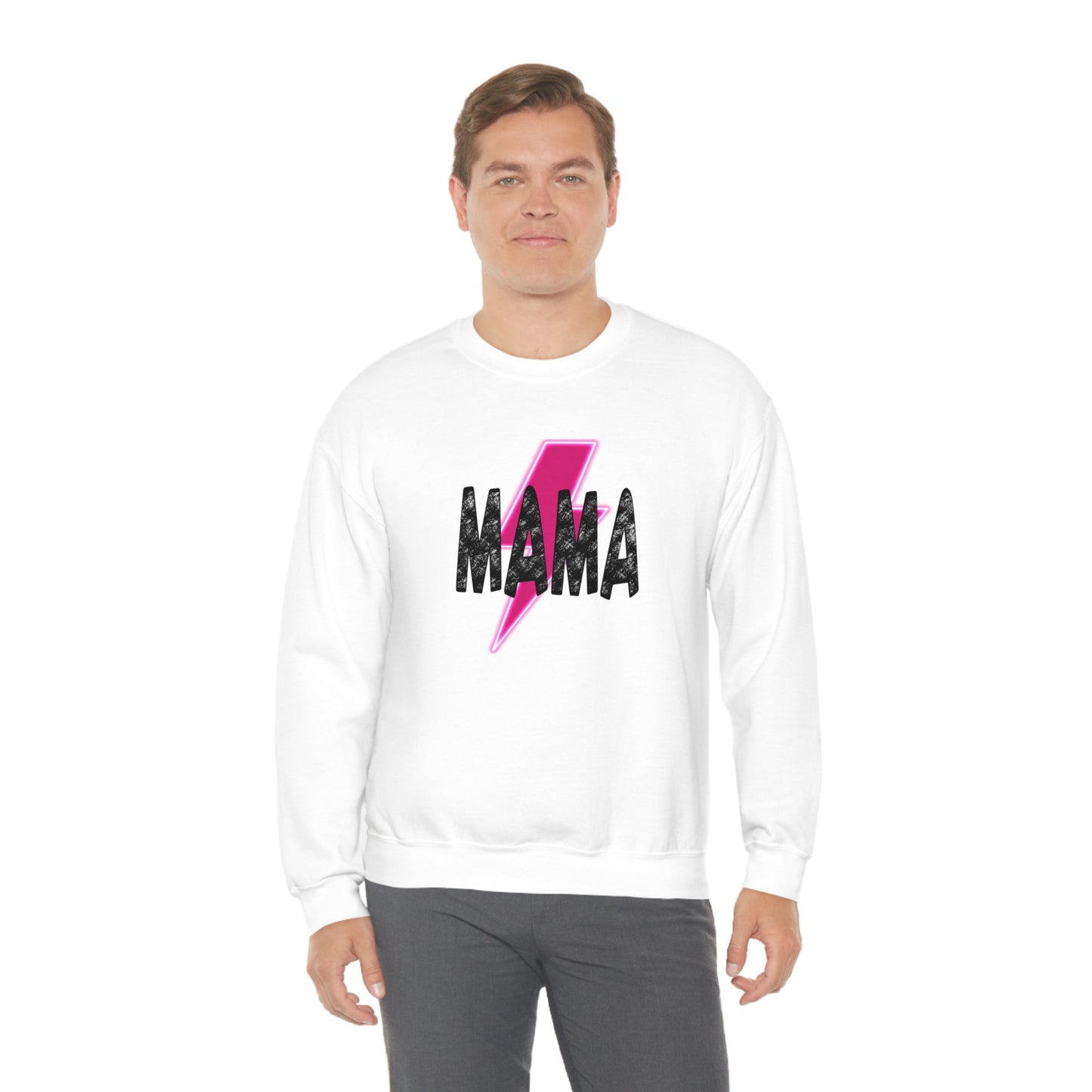 Mama Mommy & Me Matching Set Unisex DryBlend® Crewneck Sweatshirt