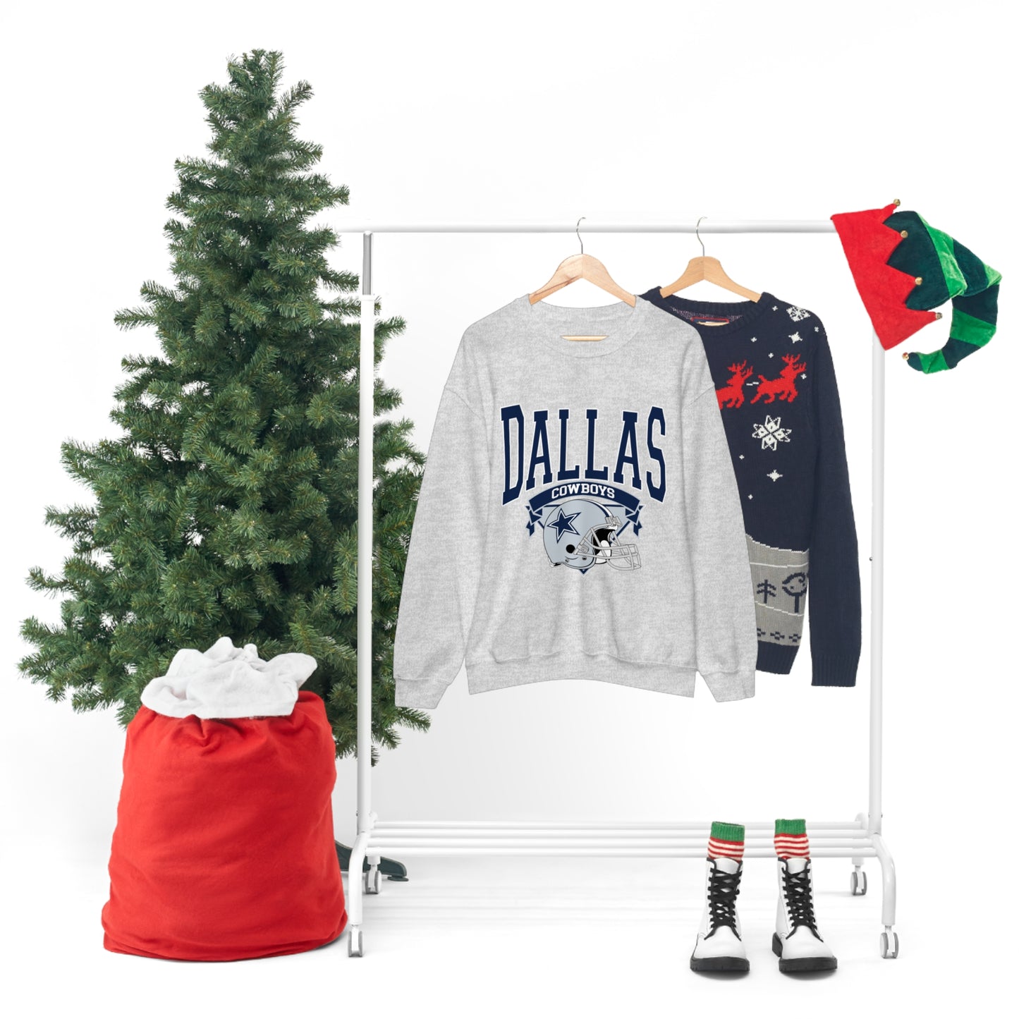Dallas Cowboys Football Unisex Heavy Blend Crewneck Sweatshirt