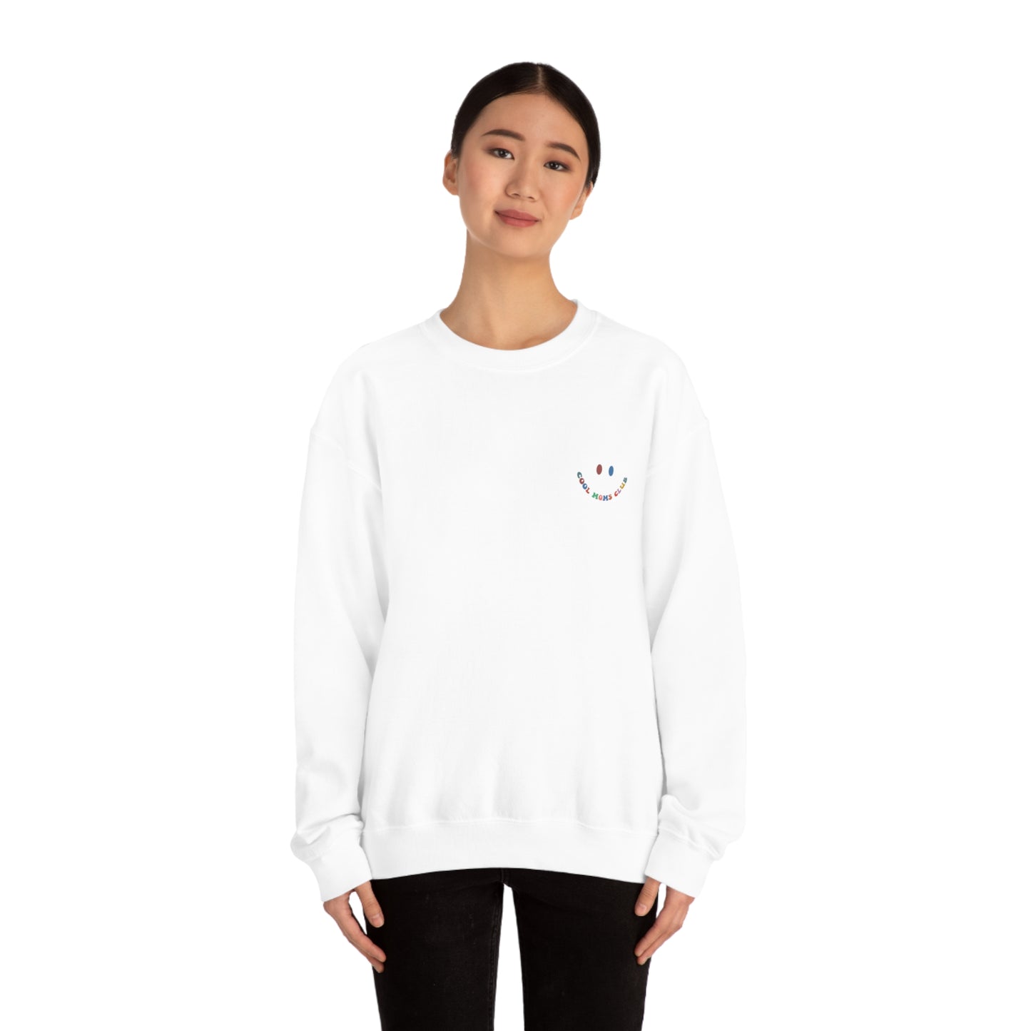 Cool Moms Club Unisex DryBlend® Crewneck Sweatshirt Front/Back Print