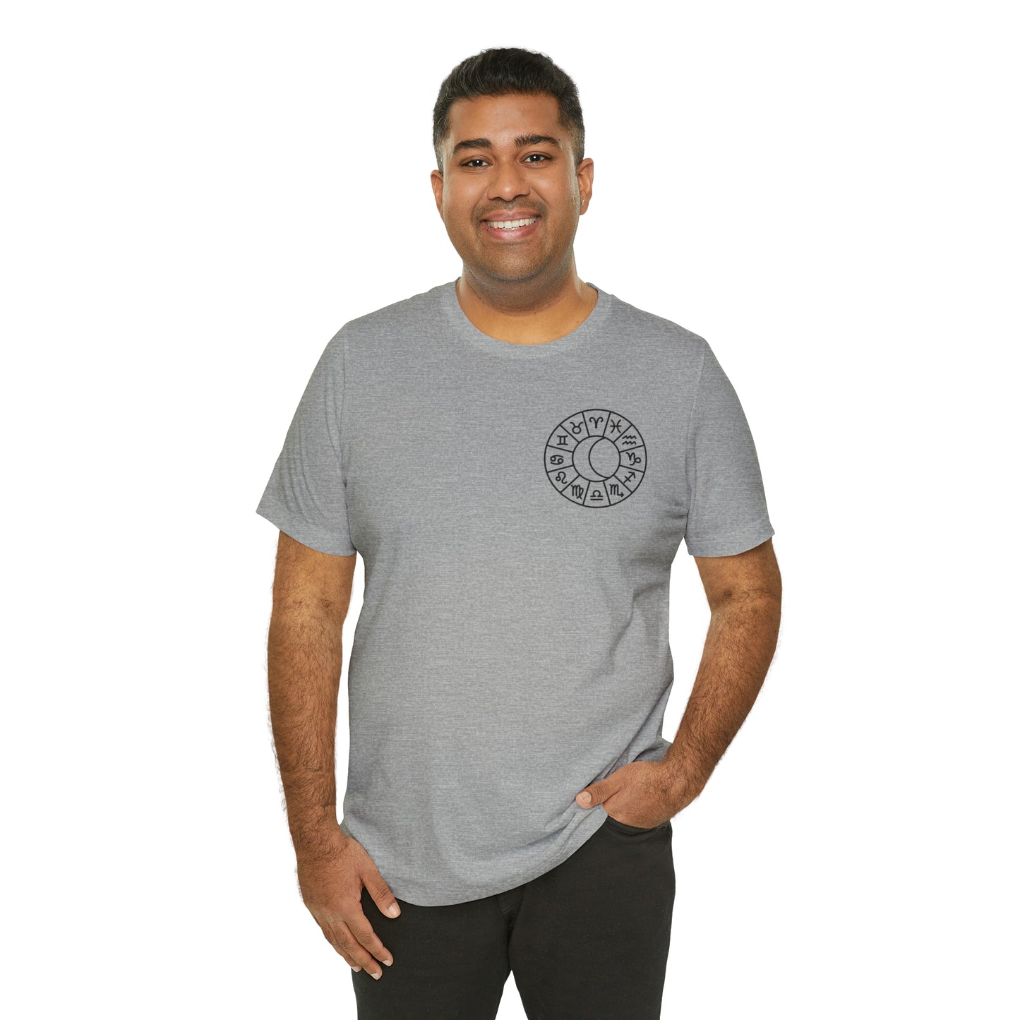 Zodiac Sagittarius - Astrology Unisex Jersey Short Sleeve Tee Front/Back Print