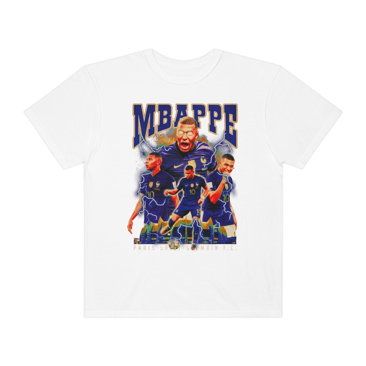 Mbappe Soccer Unisex Garment-Dyed T-shirt