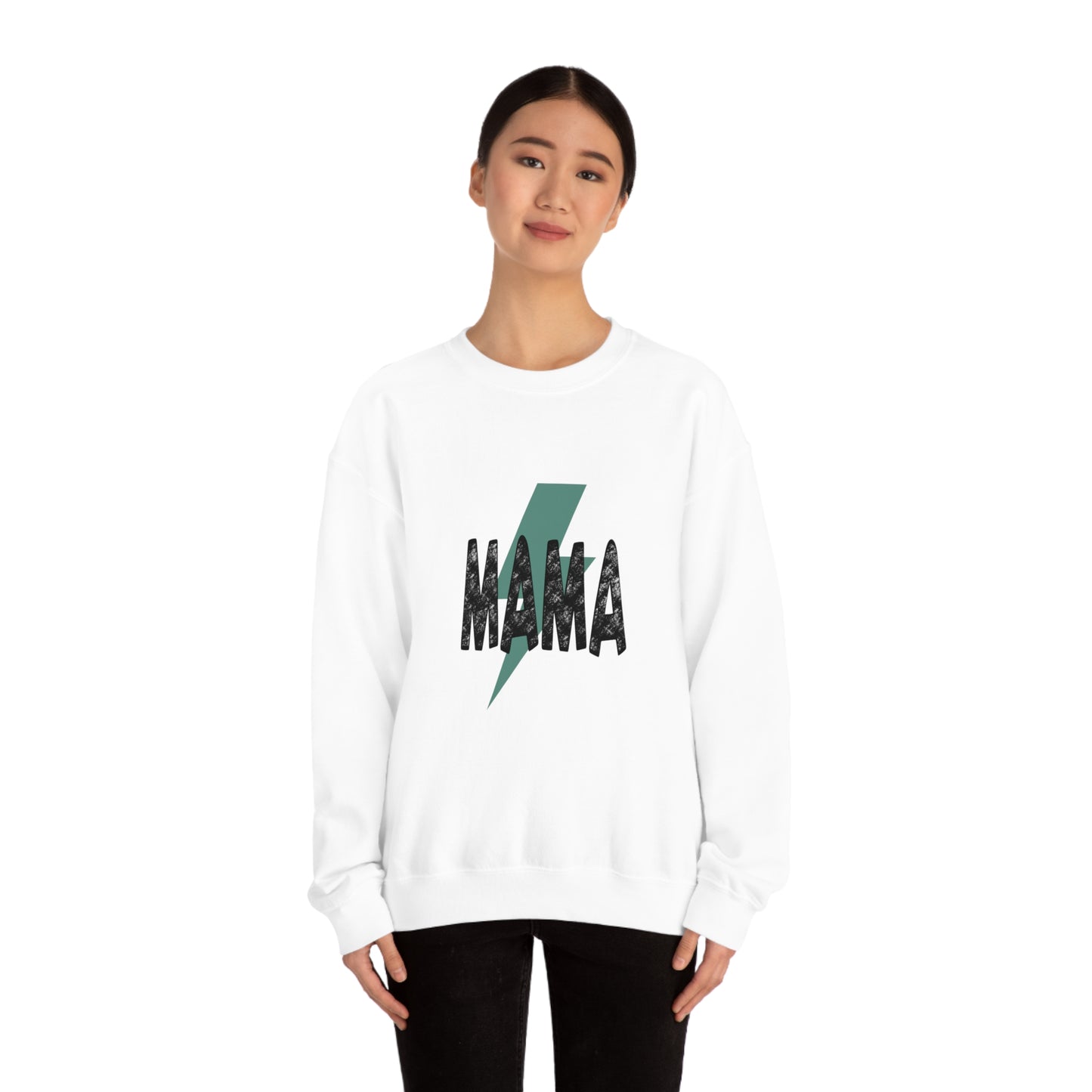 Mama Mommy & Me Matching Set Unisex DryBlend® Crewneck Sweatshirt