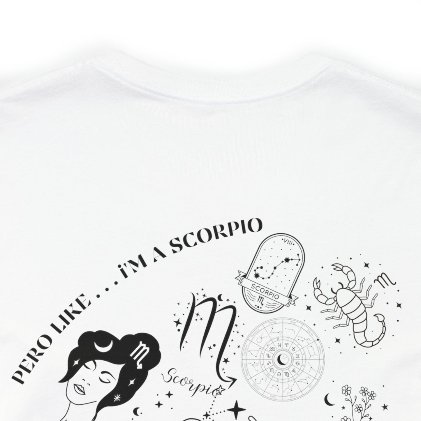 Zodiac Scorpio - Astrology Unisex Jersey Short Sleeve Tee Front/Back Print
