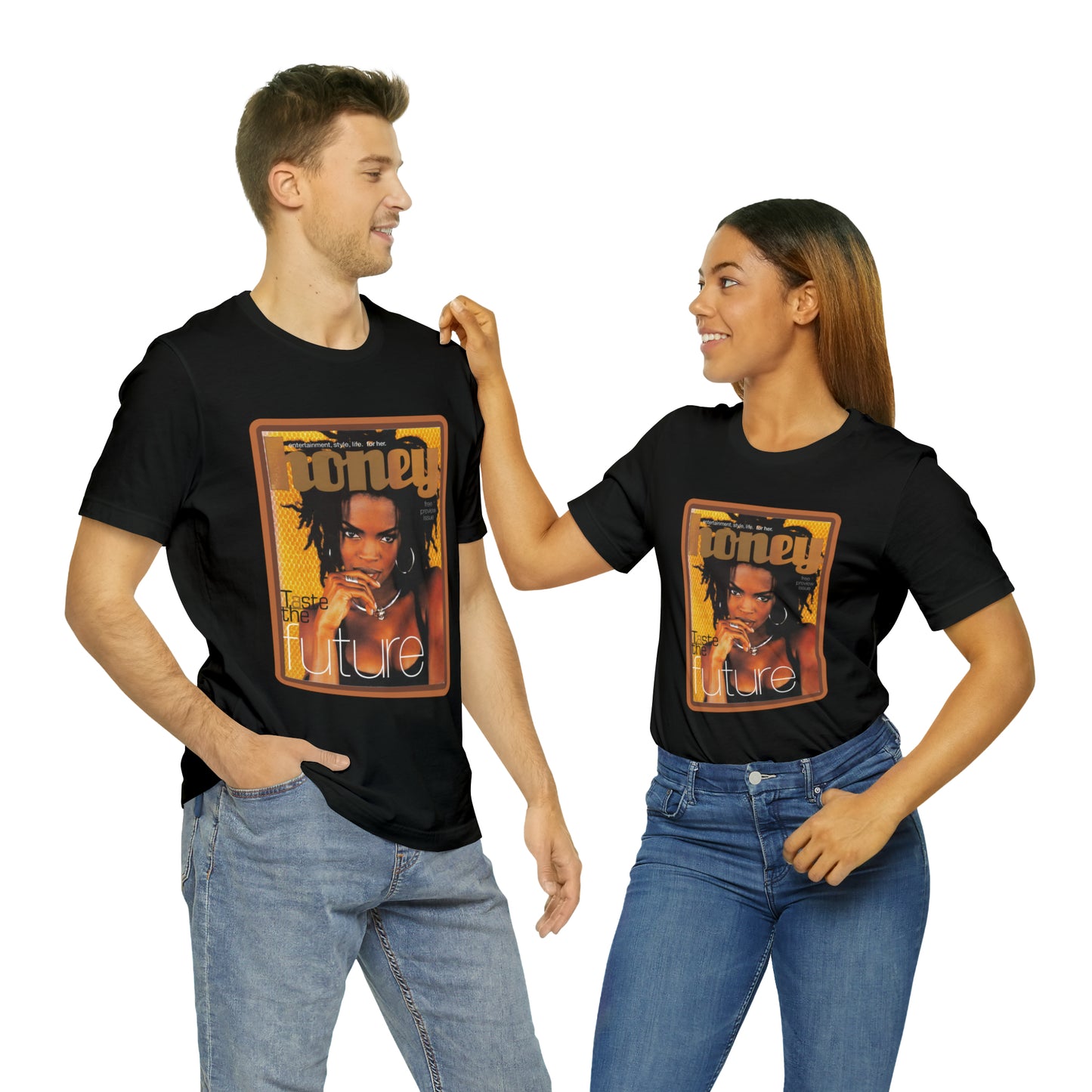 90s Throwback Lauryn Hill Vibe Magazine Unisex Jersey Short Sleeve Tee