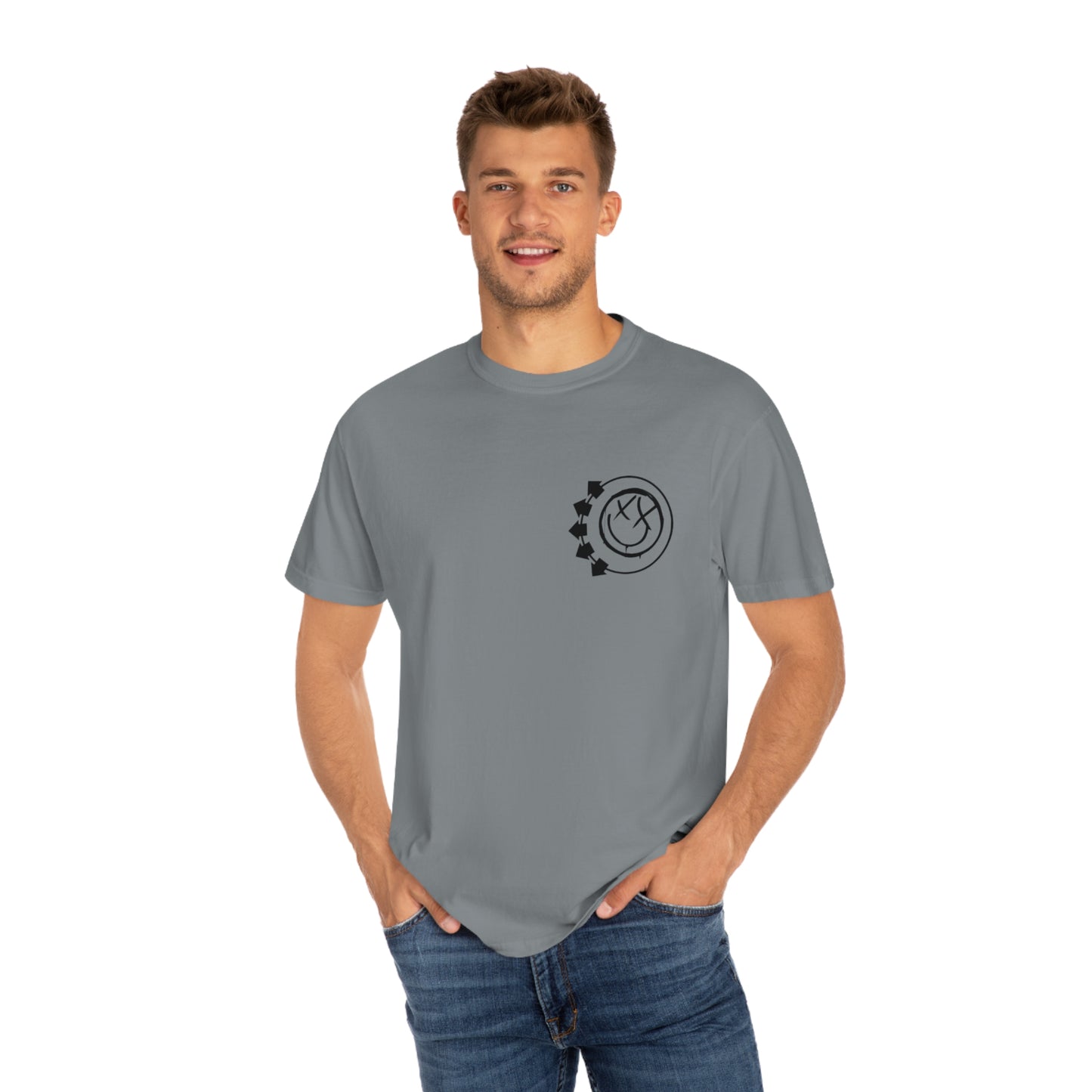 The Girl @ the rock show Unisex Garment-Dyed T-shirt